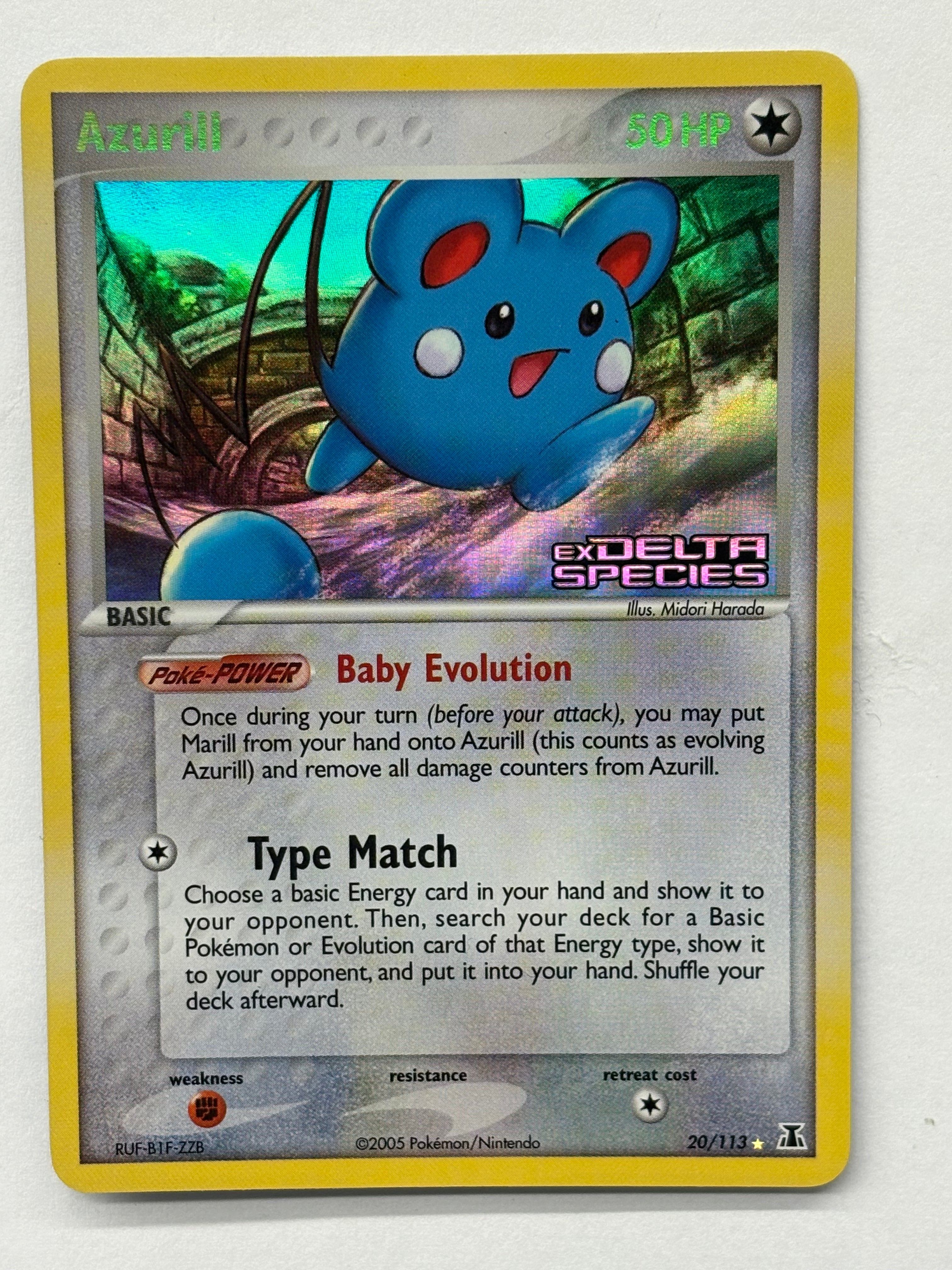 Pokémon TCG - EX Delta Species Azurill (Delta Species) 20/113 NM