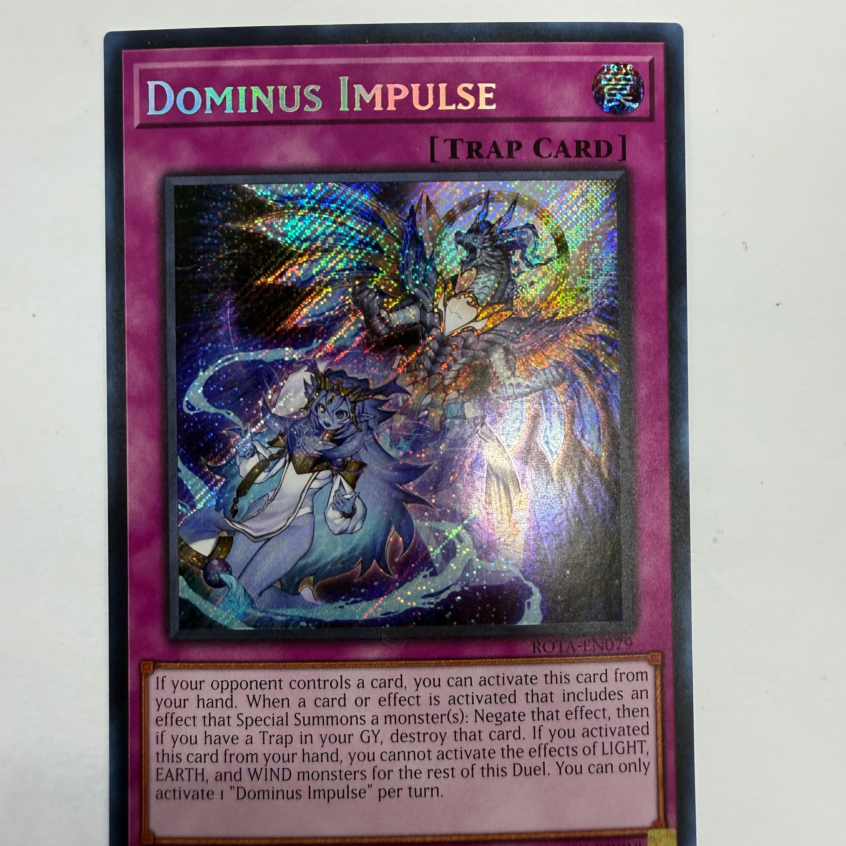 Yu-Gi-Oh! TCG - Rage of the Abyss 1st Edition Dominus Impulse ROTA-EN079 Holo NM