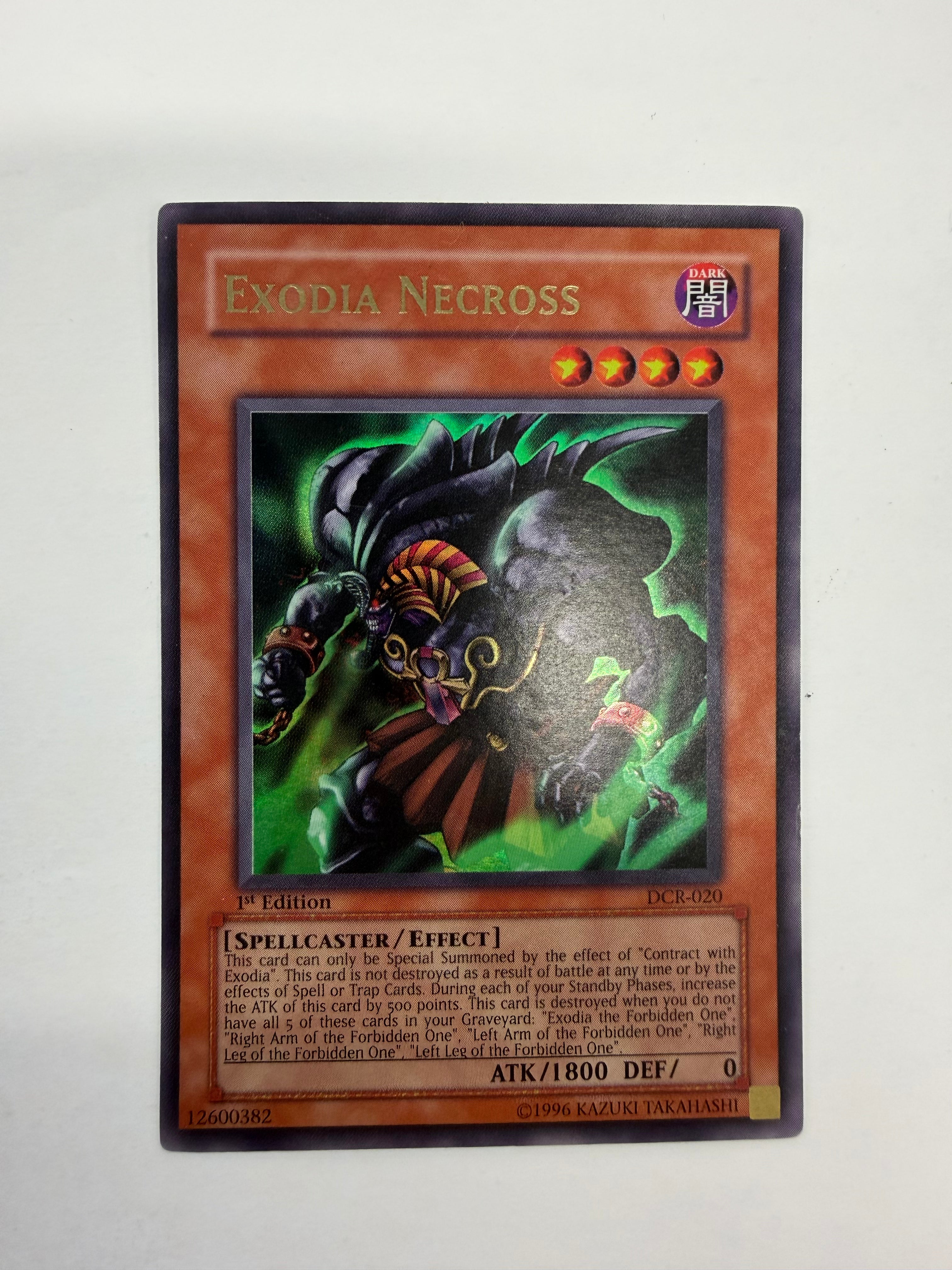 Yu-Gi-Oh! TCG - Dark Crisis 1st Edition Exodia Necross DCR-020  Holo NM