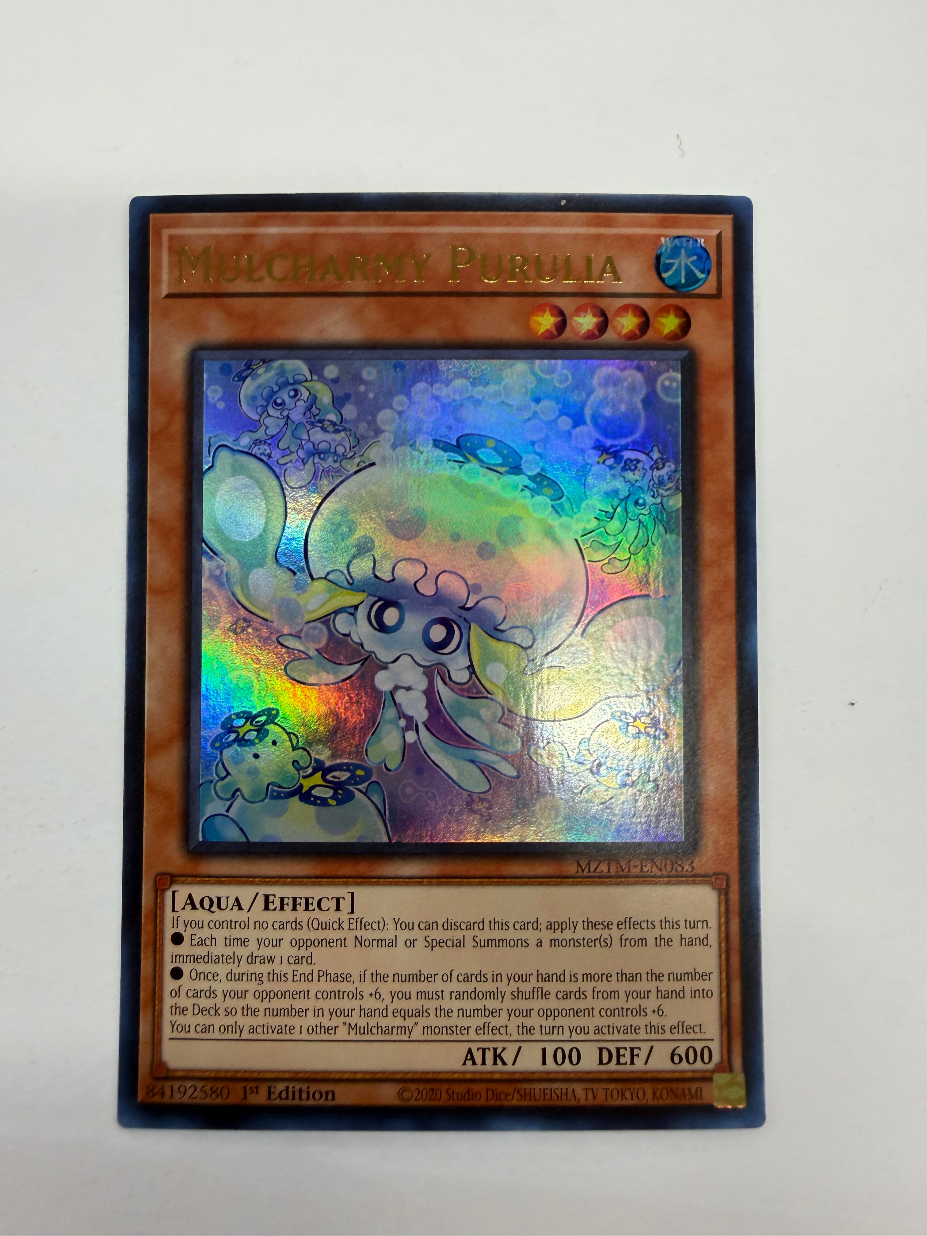 Yu-Gi-Oh! TCG - Maze of the Master 1st Edition Mulcharmy Purulia MZTM-EN083 Holo NM