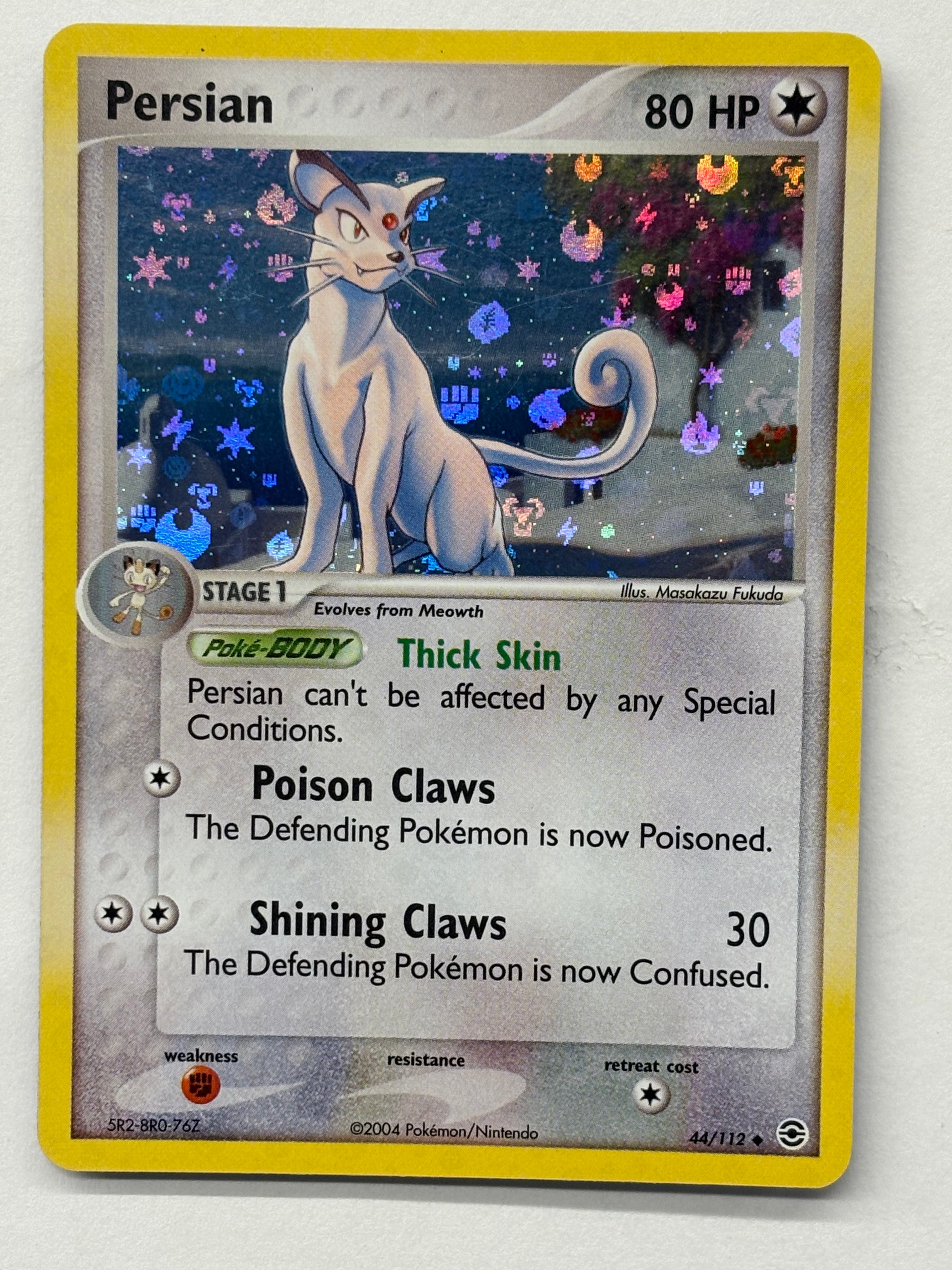 Pokémon TCG - EX FireRed & LeafGreen Persian 44/112 NM