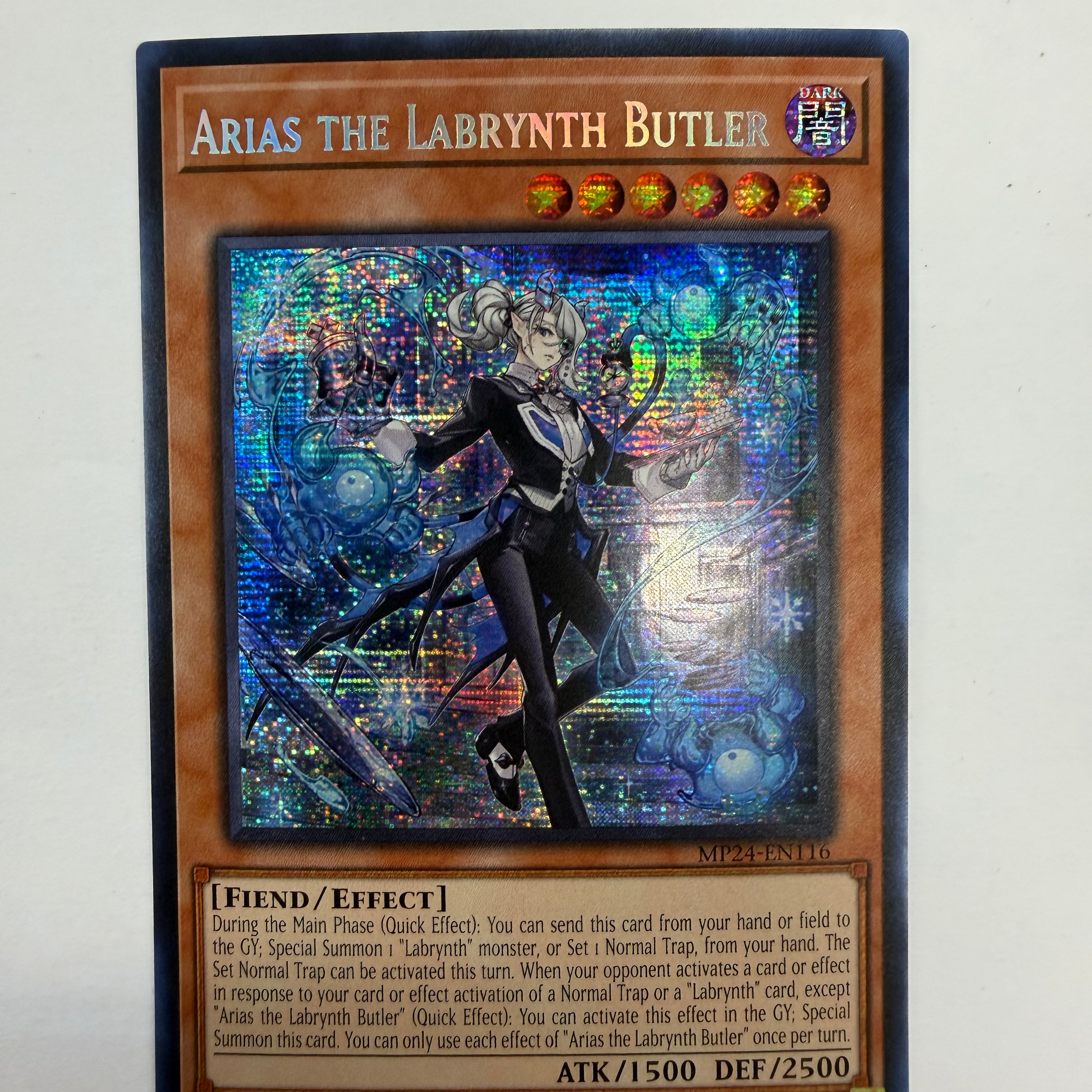 Yu-Gi-Oh! TCG - Dueling Mirrors 1st Edition Arias The Labrynth Butler MP24-EN116 Holo NM