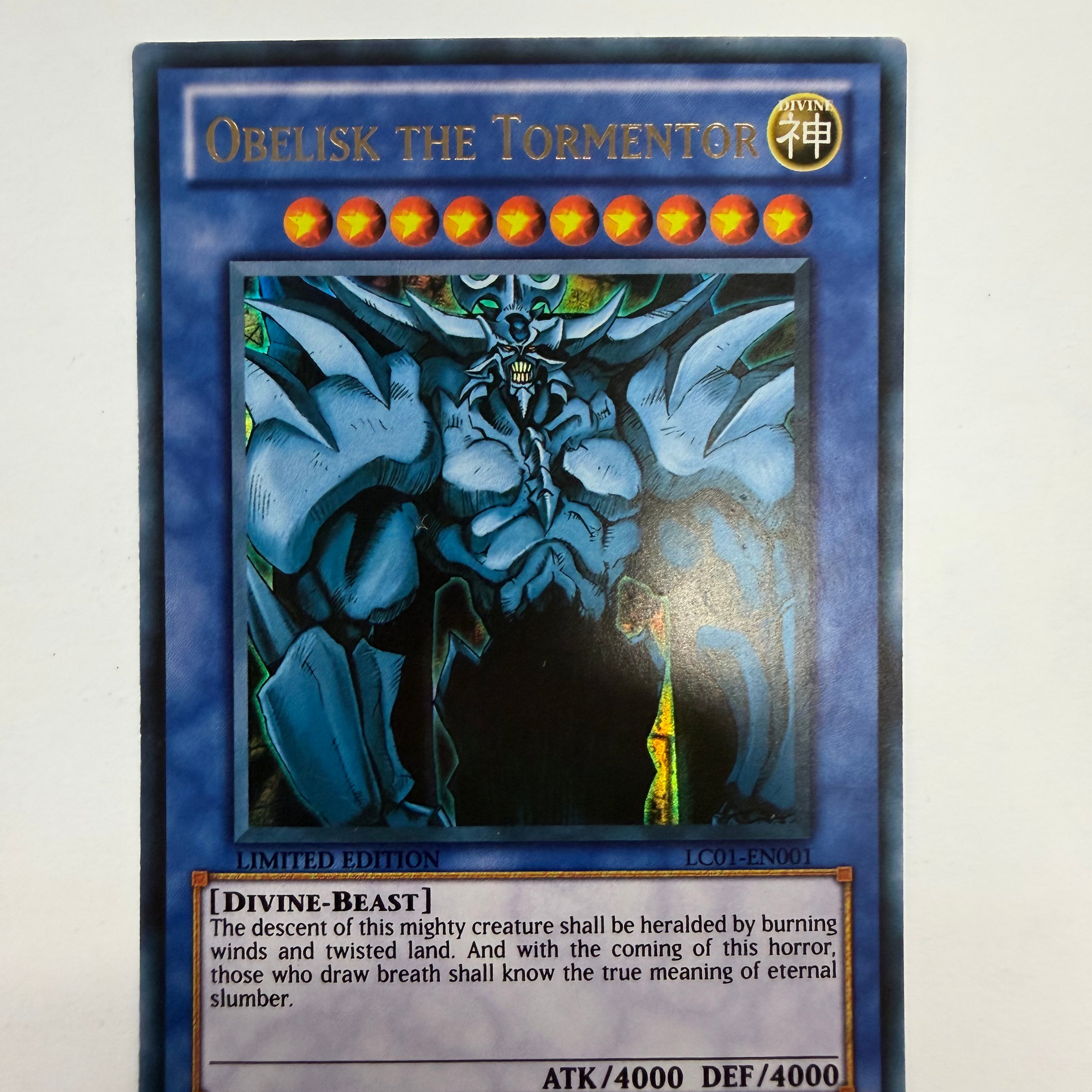 Yu-Gi-Oh! TCG - Legendary Collection 1 Limited Edition Obelisk The Tormentor LC01-EN001 Holo LP