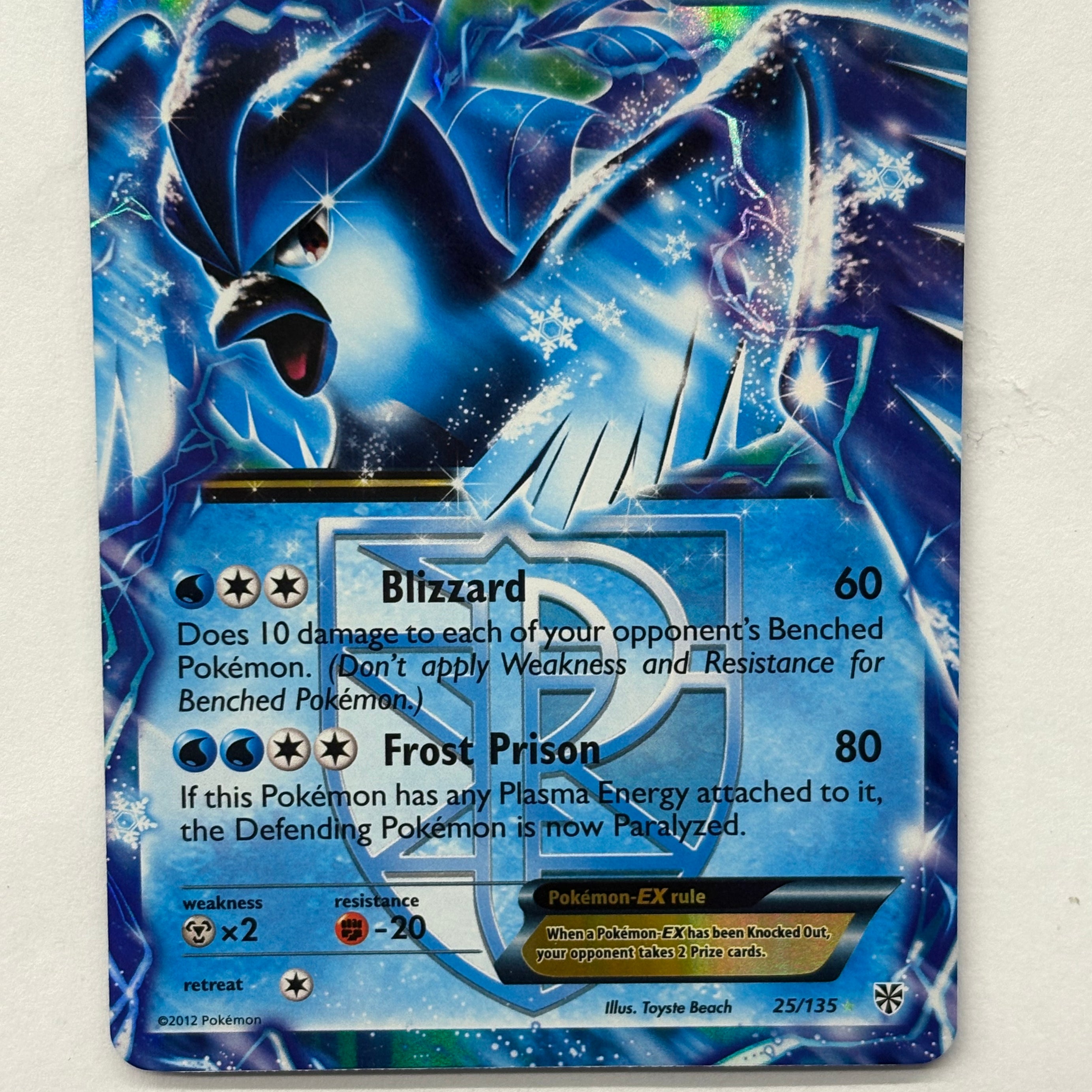 Pokémon TCG - Plasma Storm Articuno EX 25/135 NM
