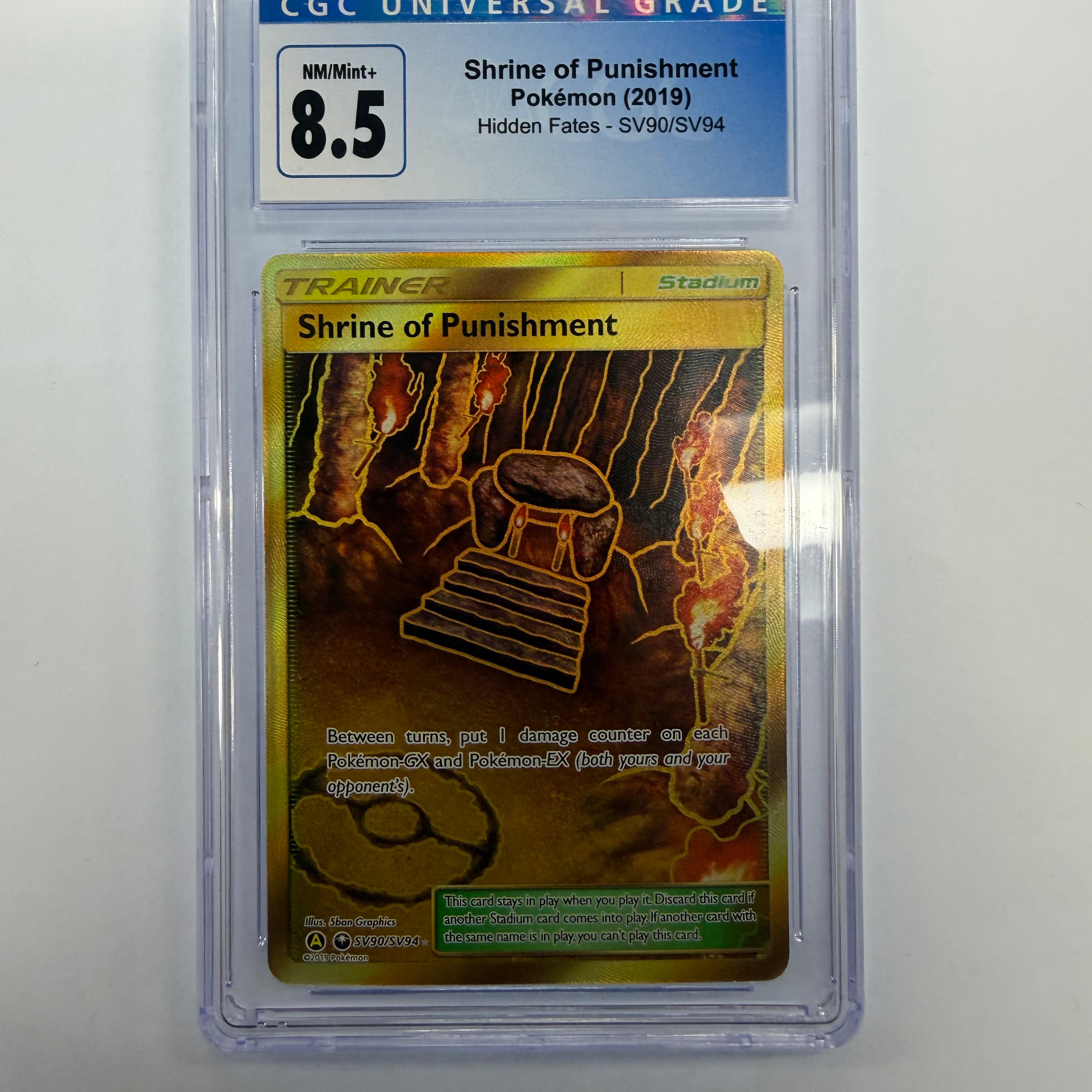 Pokémon TCG - CGC NM/Mint+ 8.5 Hidden Fates Shrine of Punishment SV90/SV94
