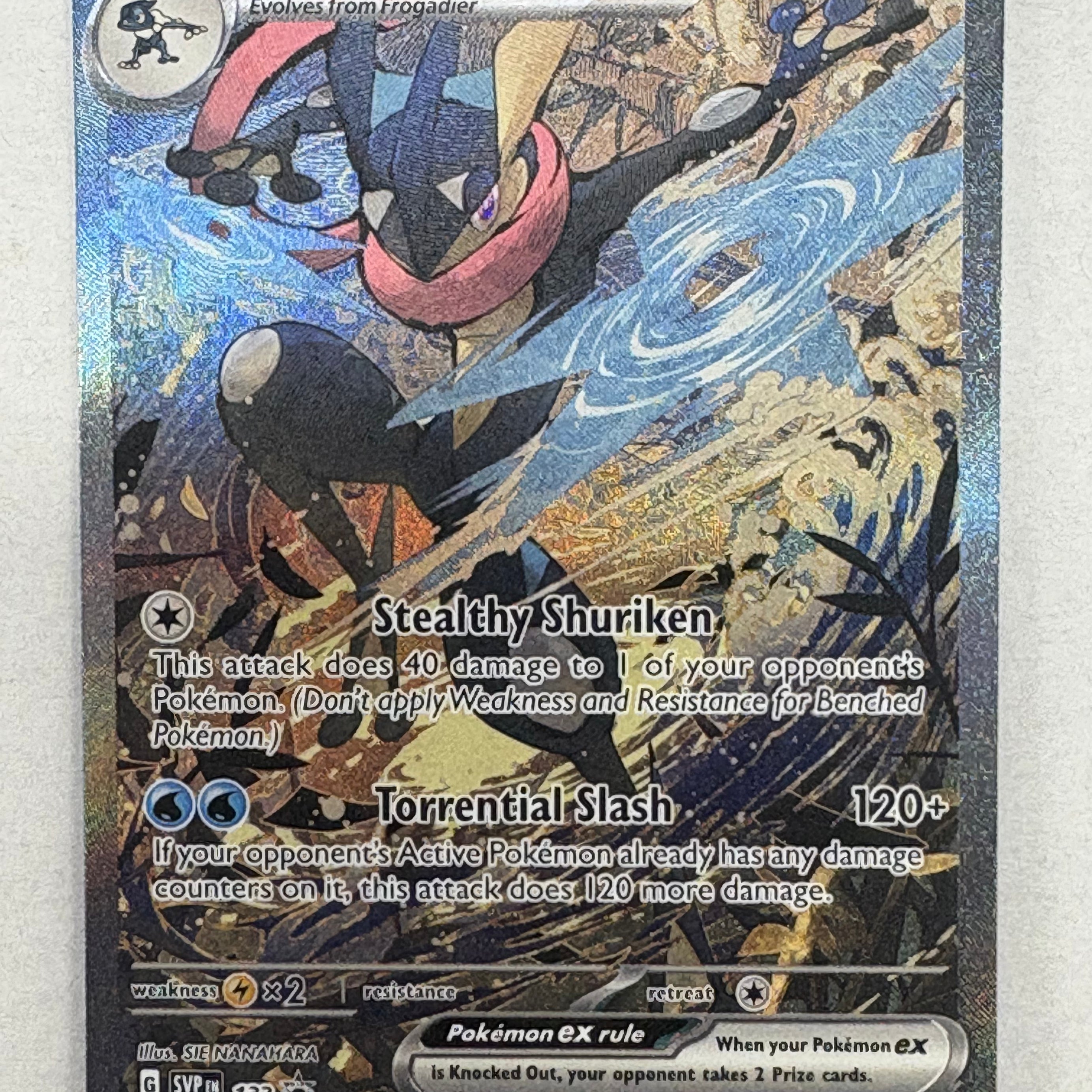 Pokémon TCG - Scarlet & Violet Promo Card Greninja EX 132 NM