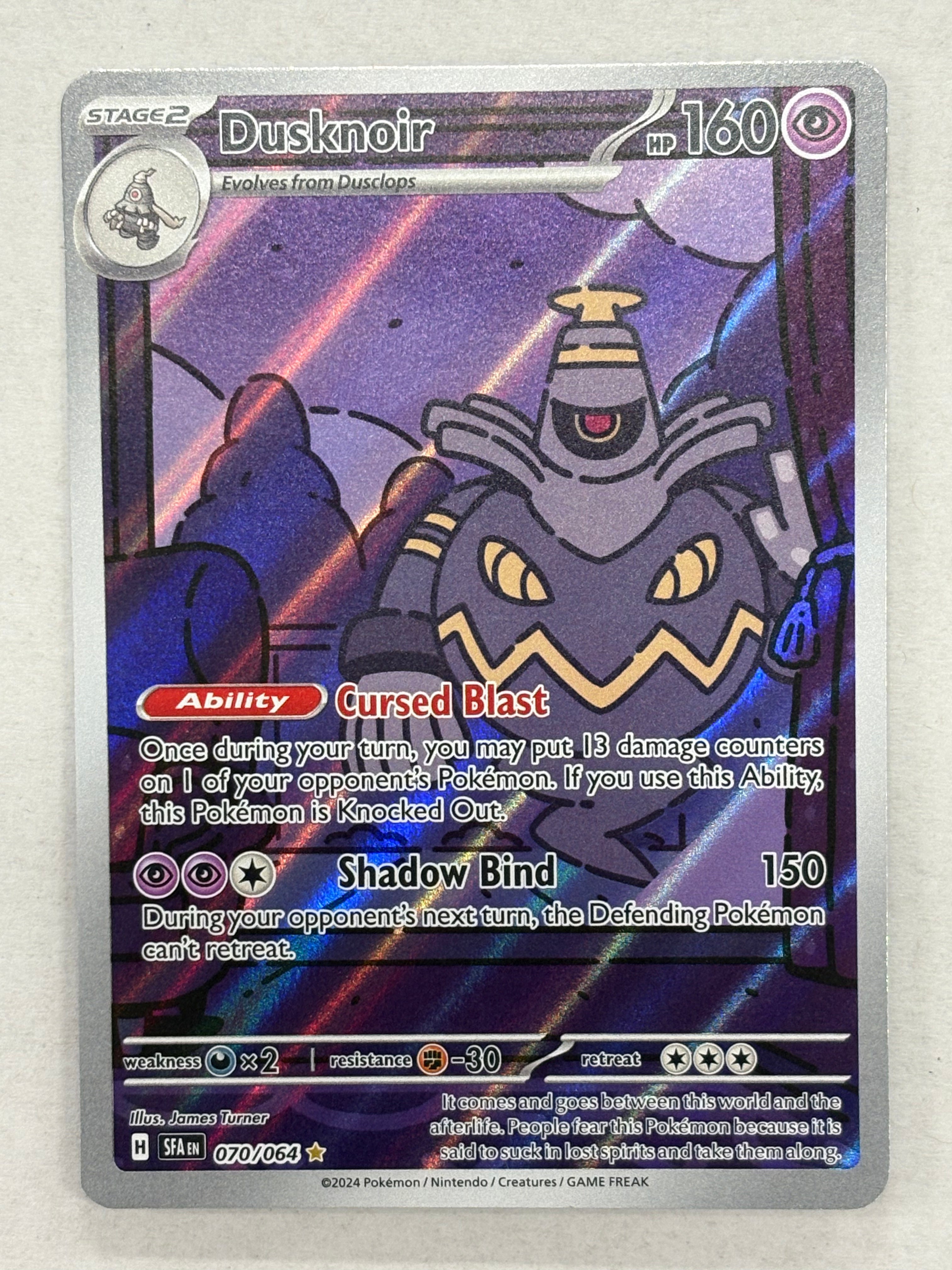 Pokémon TCG - Shrouded Fable Dusknoir 070/064 NM