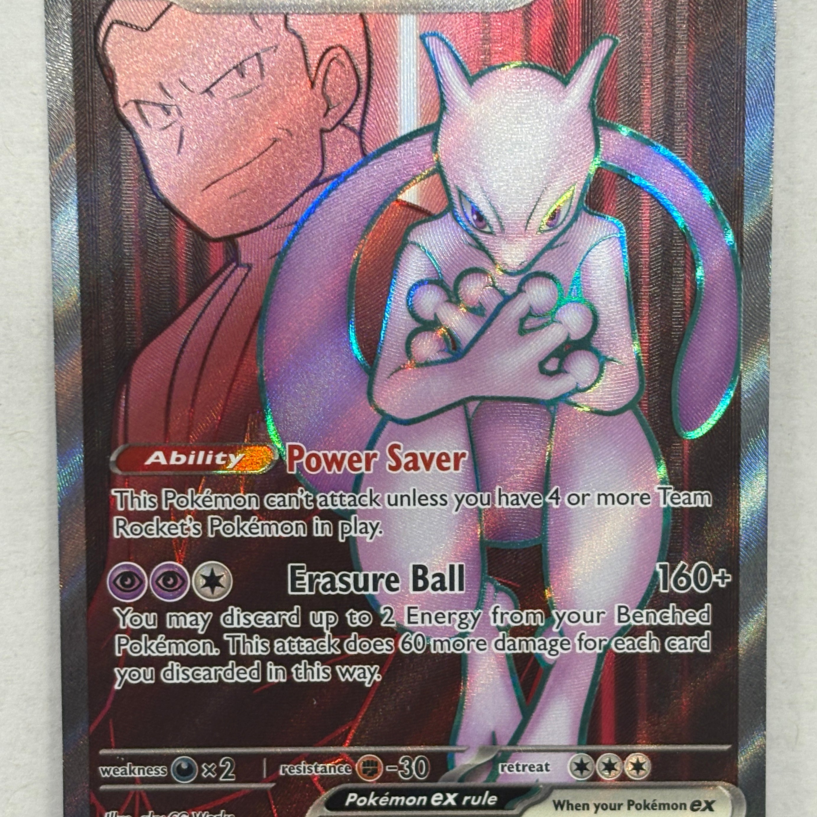 Pokémon TCG - Destined Rivals Team Rocket’s Mewtwo ex 213/182 NM