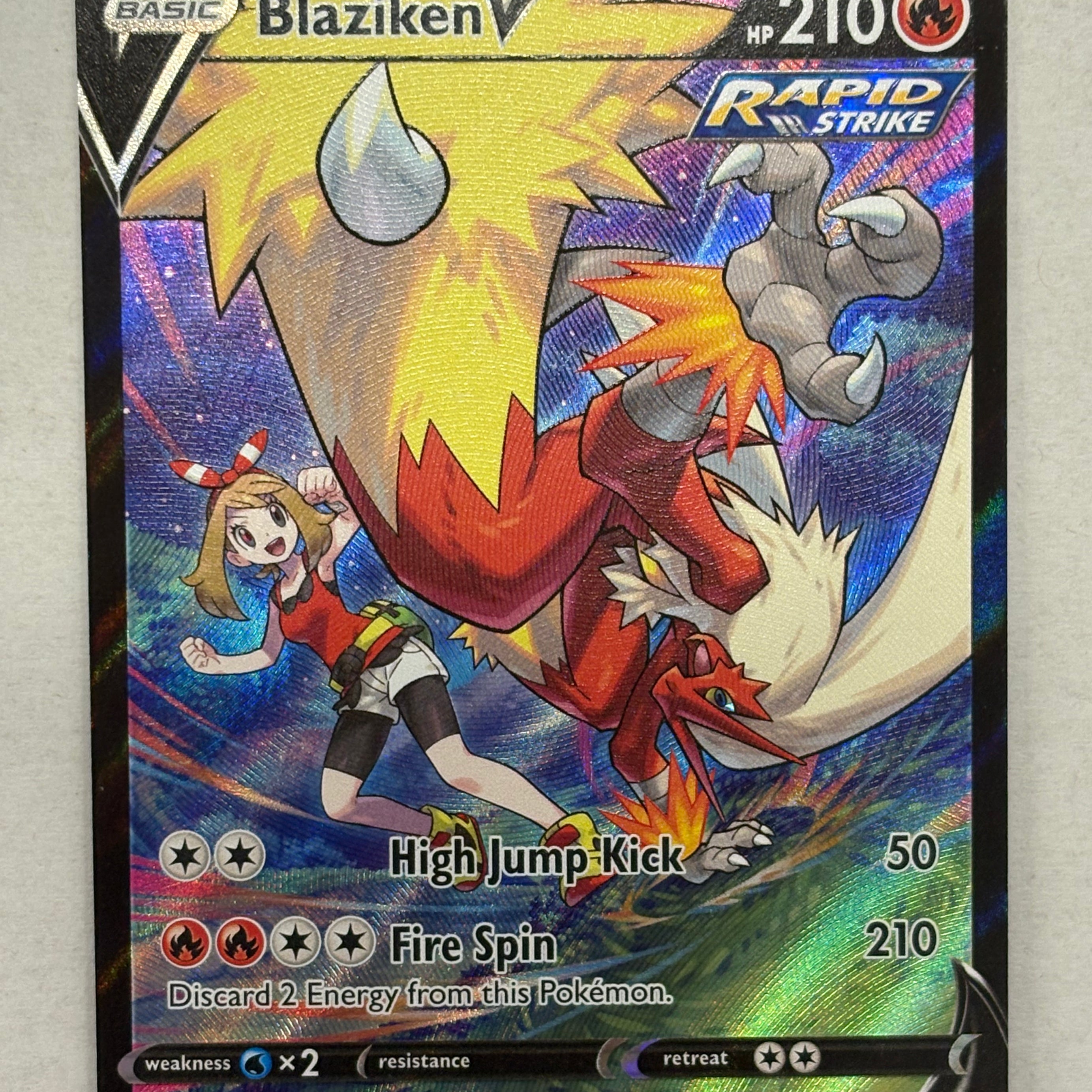 Pokémon TCG - Silver Tempest Blaziken V TG14/TG30 NM