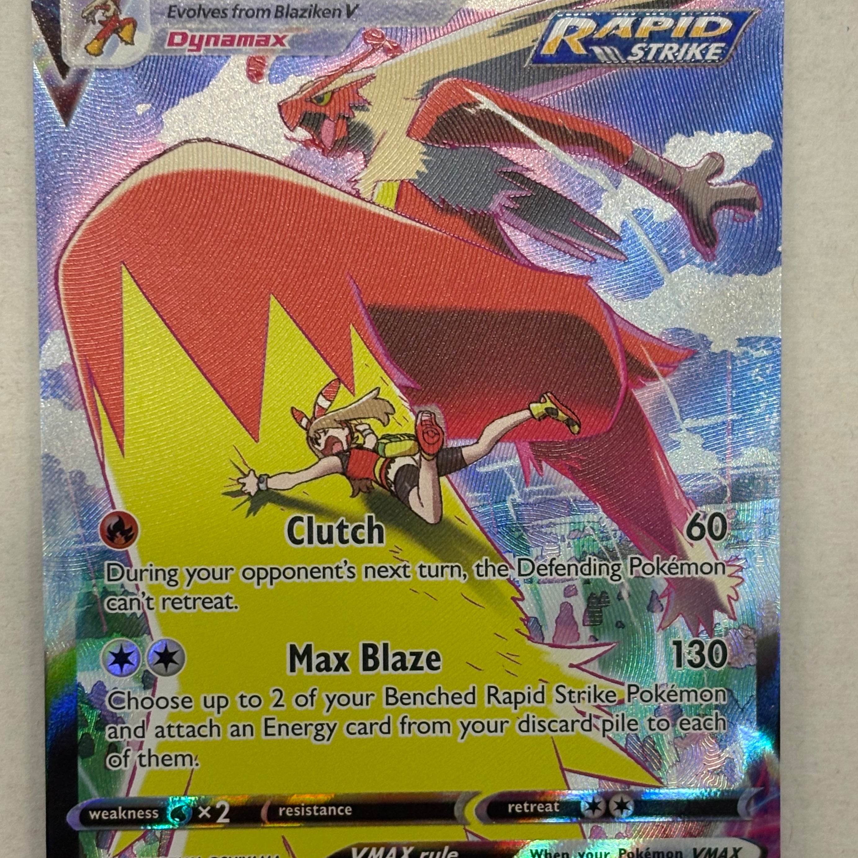 Pokémon TCG - Silver Tempest Blaziken VMAX TG15/TG30 NM