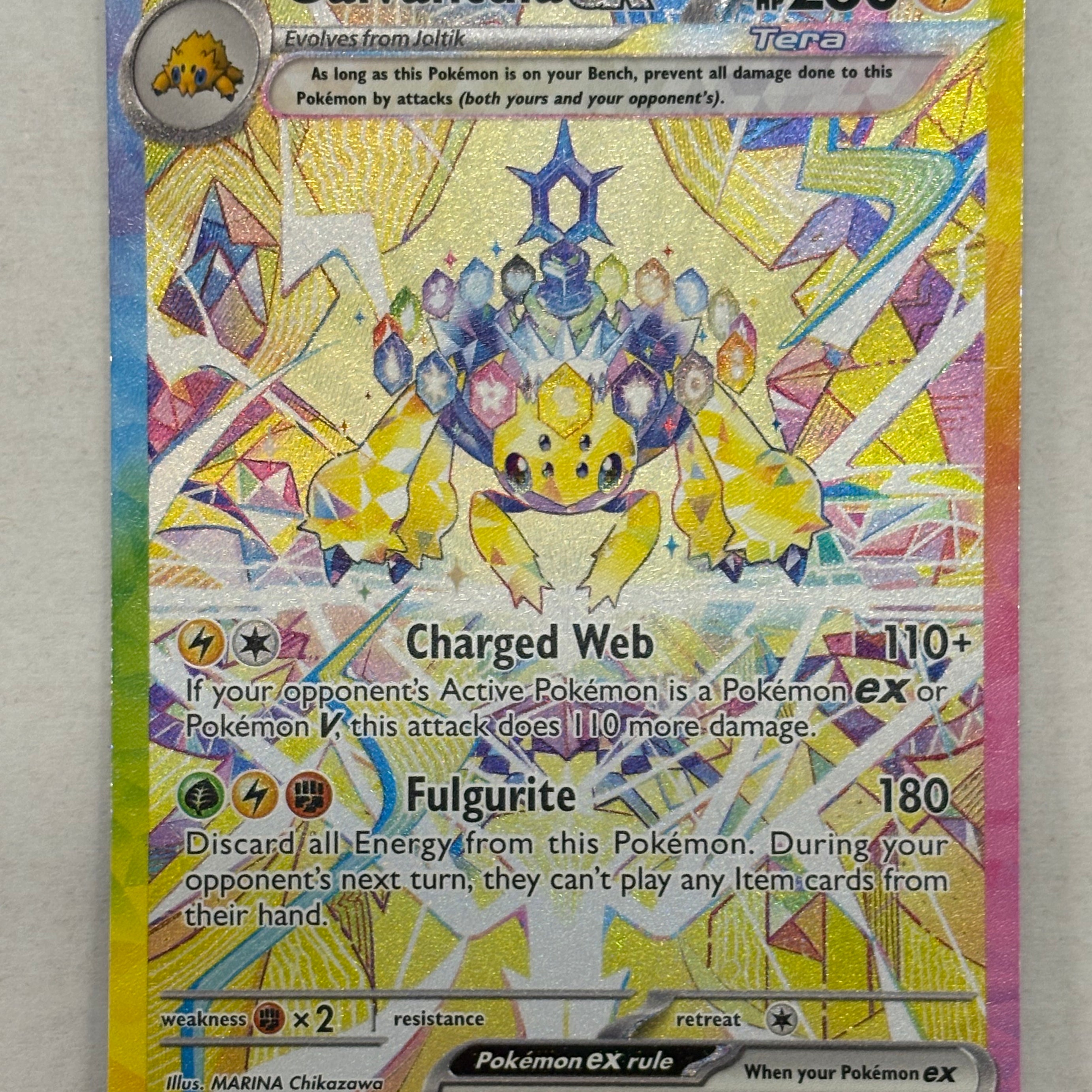 Pokémon TCG - Stellar Crown Galvantula EX 168/142 NM