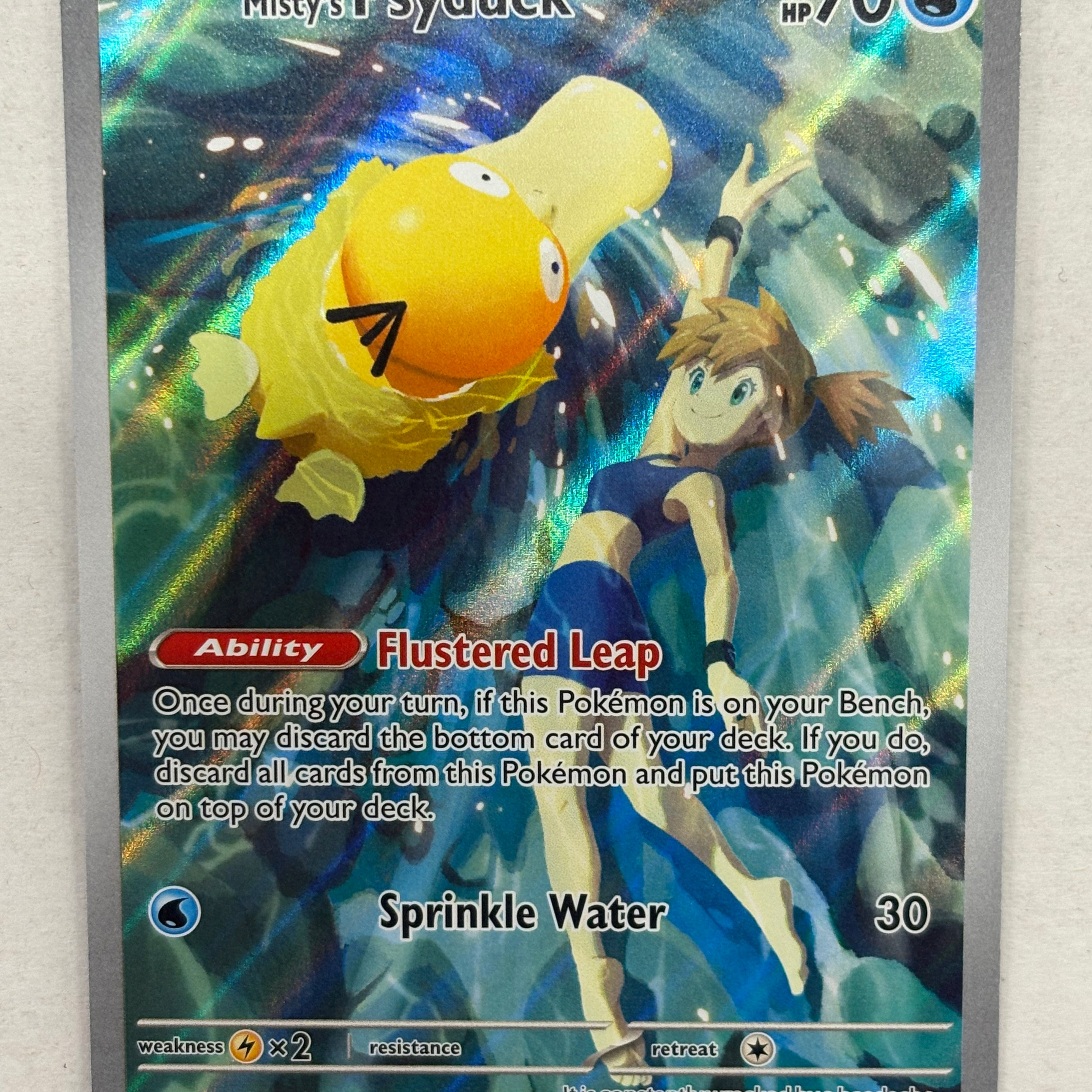 Pokémon TCG - Destined Rivals Misty's Psyduck 193/182 NM