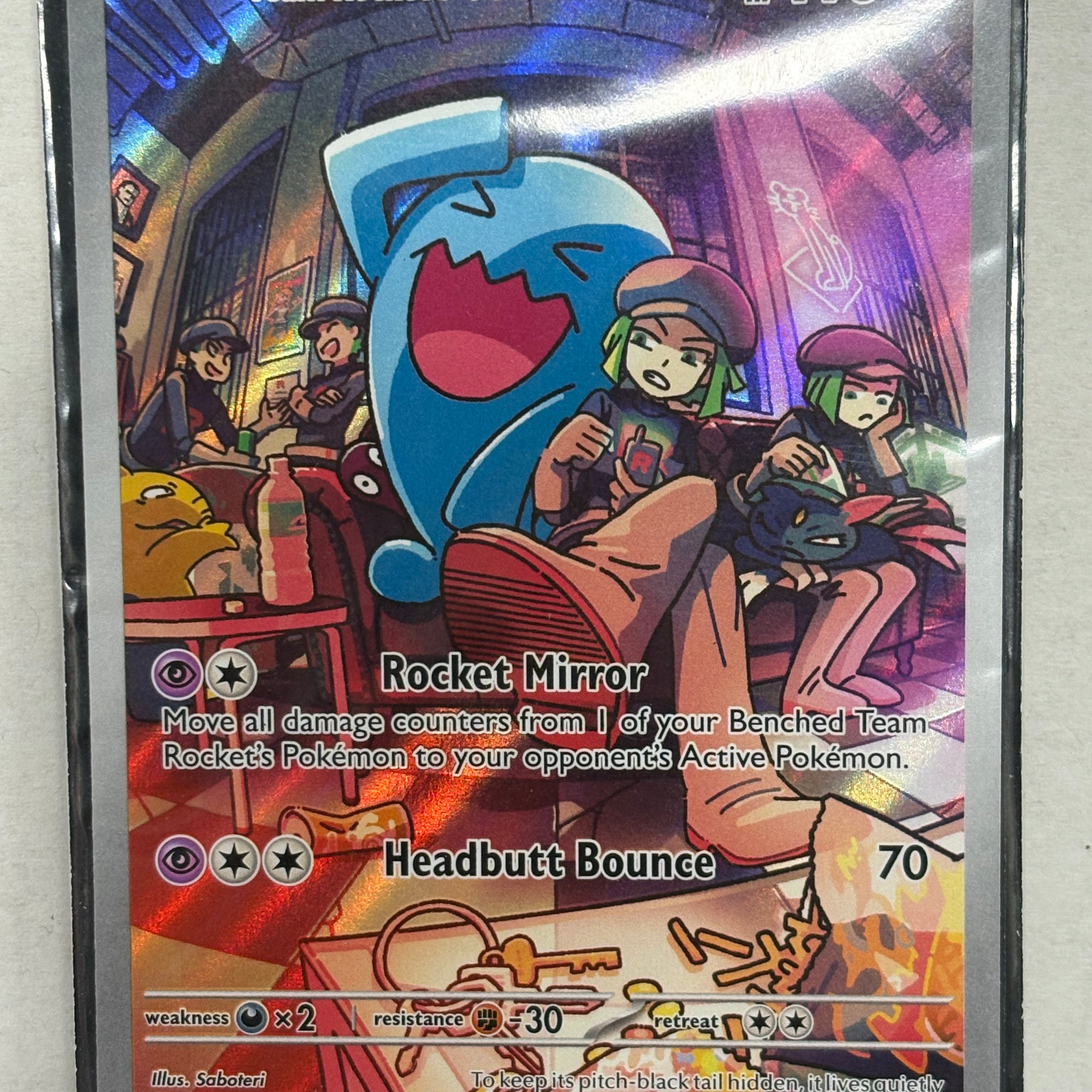 Pokémon TCG - Destined Rivals Promo Team Rocket’s Wobbuffet 203 Sealed NM