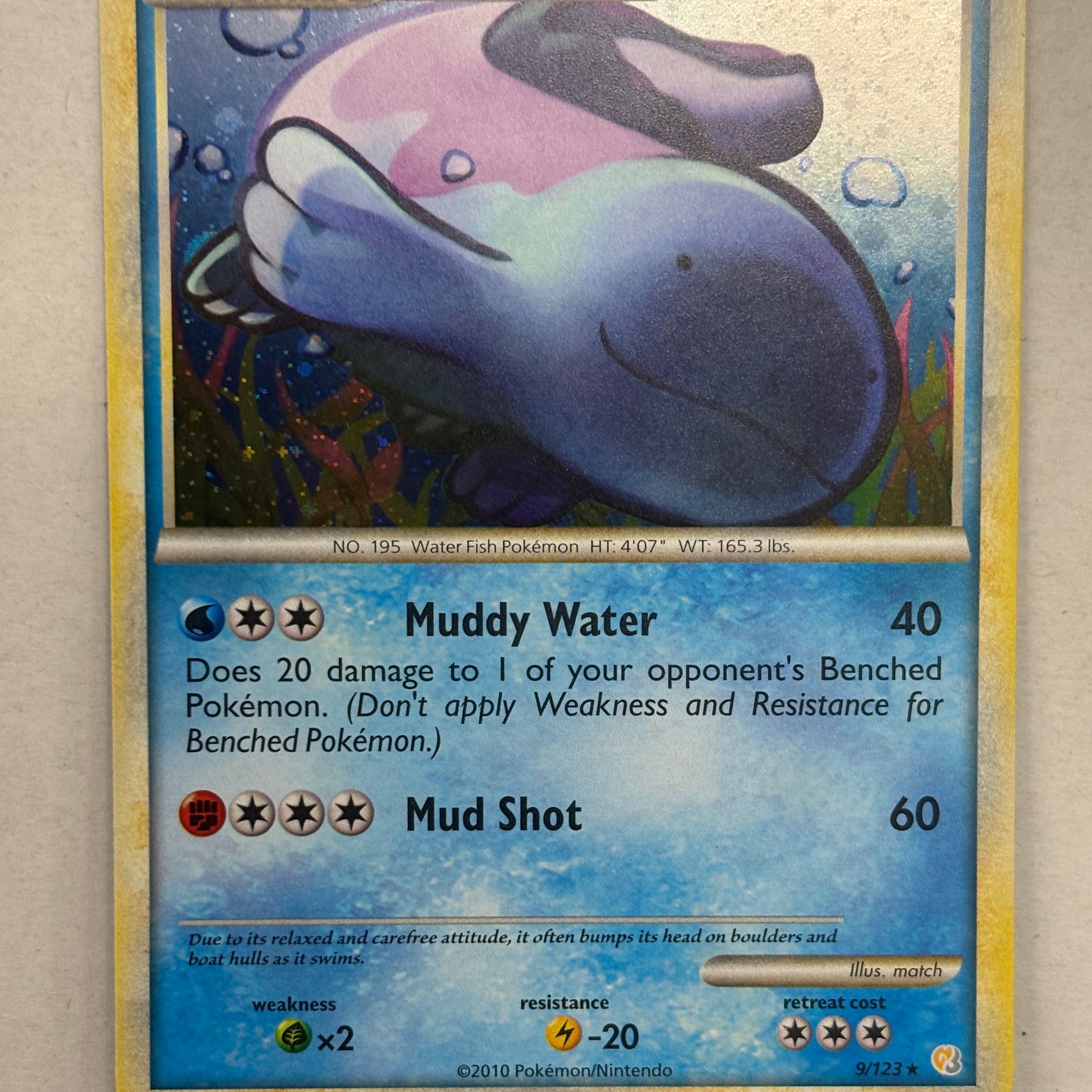 Pokémon TCG - Heartgold & SoulSilver Quagsire 9/123 NM