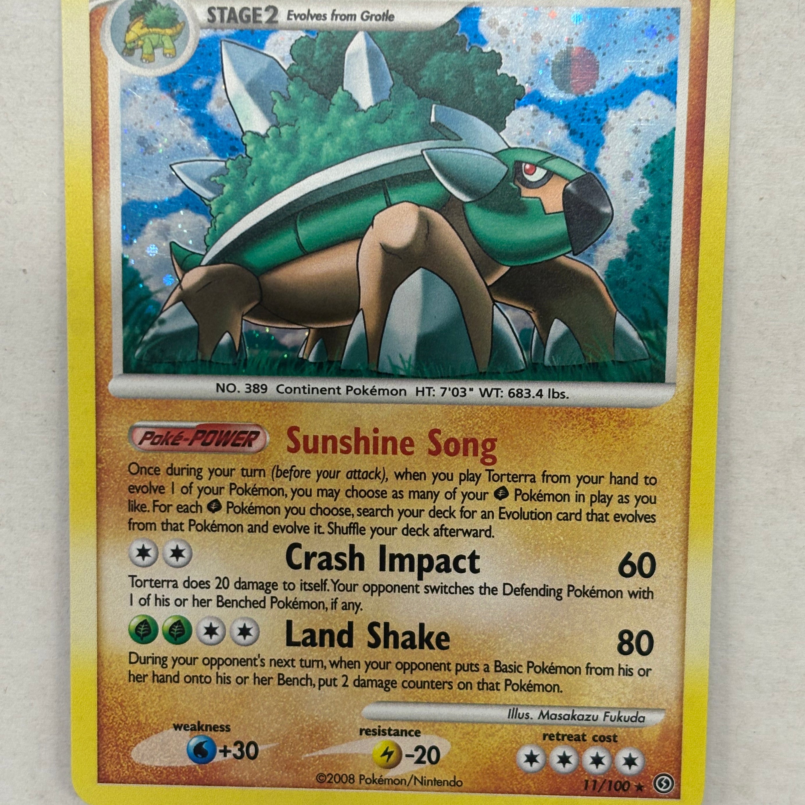 Pokémon TCG - Stormfront Torterra 11/100 NM