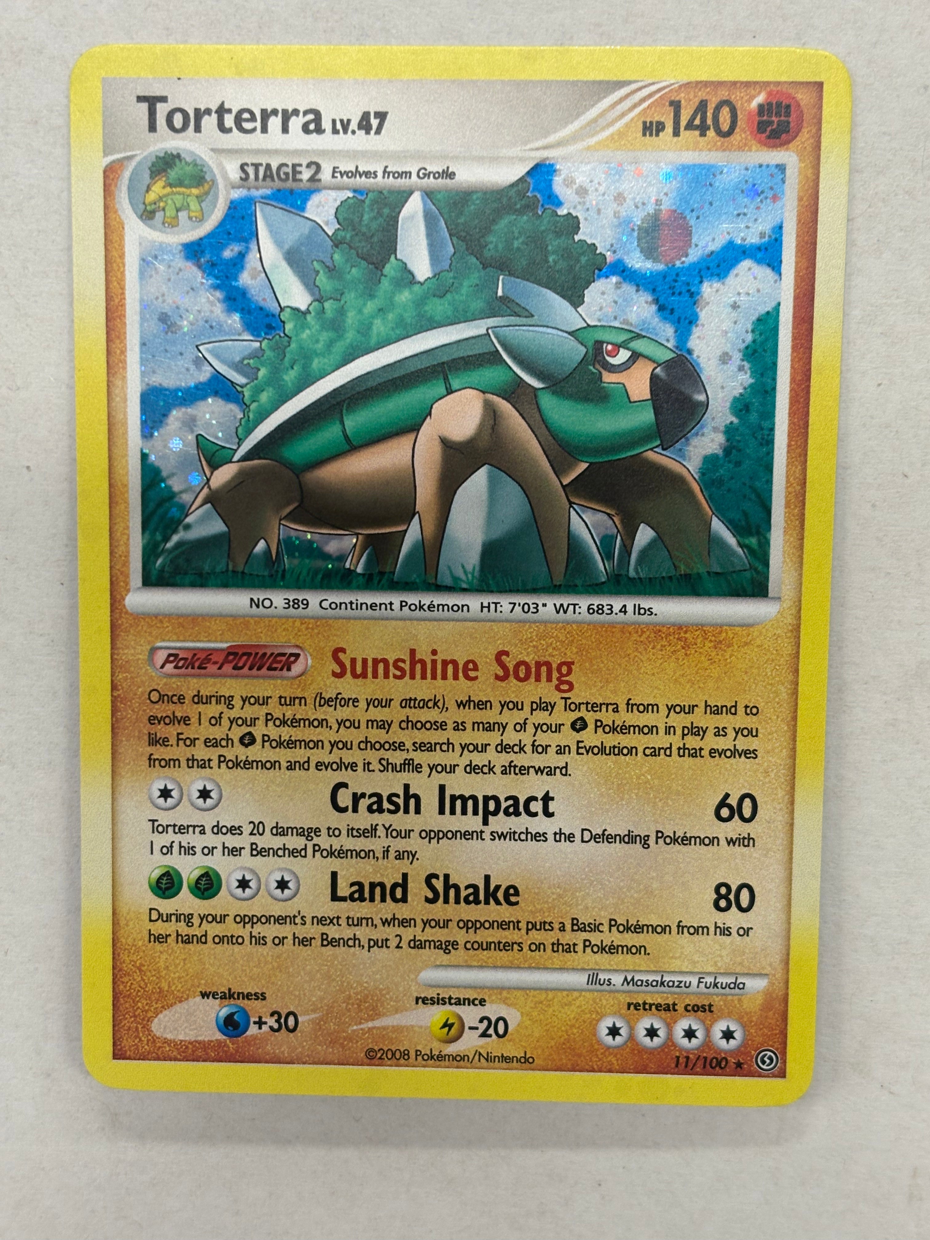 Pokémon TCG - Stormfront Torterra 11/100 NM