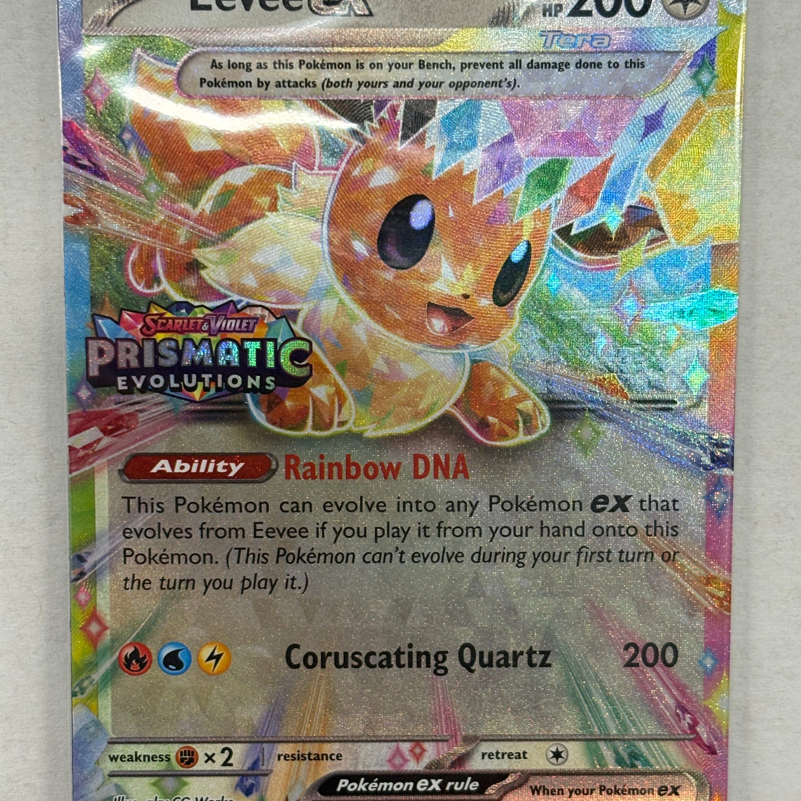 Pokémon TCG - Prismatic Evolutions Eevee ex (Prismatic Evolutions Stamp) 075/131 NM