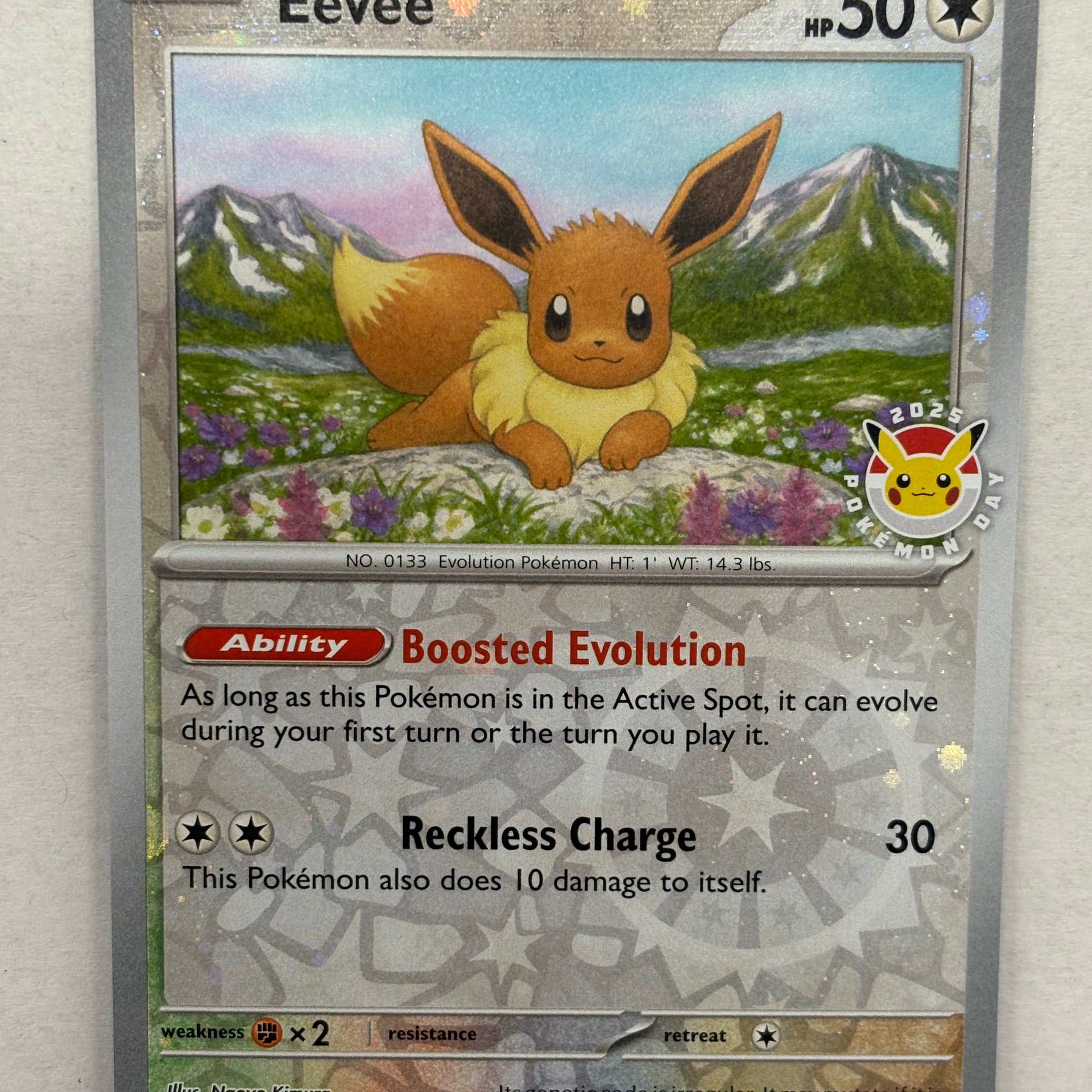 Pokémon TCG - Promo Cards Eevee 2025 Pokemon Day Stamp 074/131 NM
