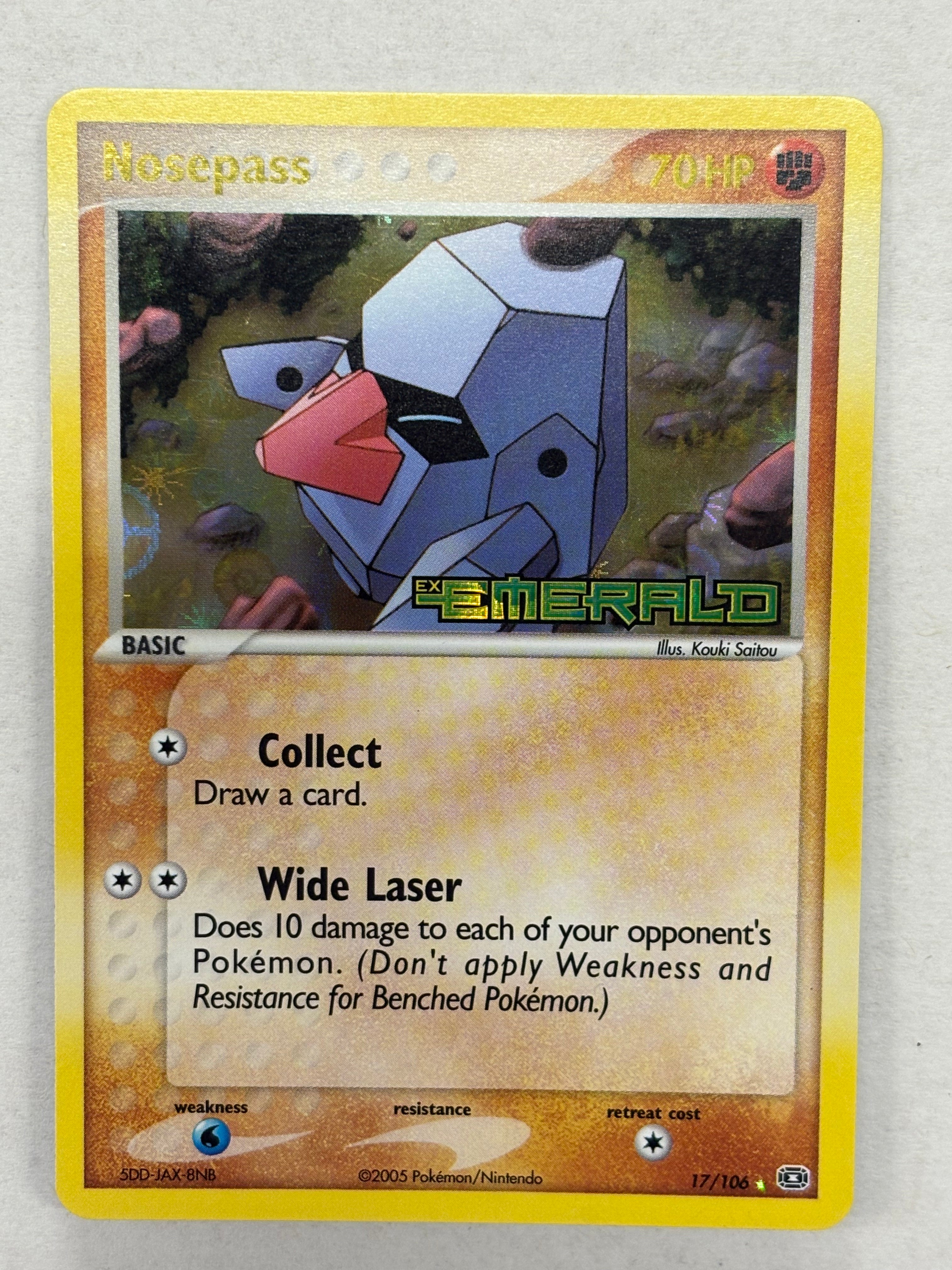 Pokémon TCG - Emerald Nosepass (Emerald Stamped) 17/106 NM