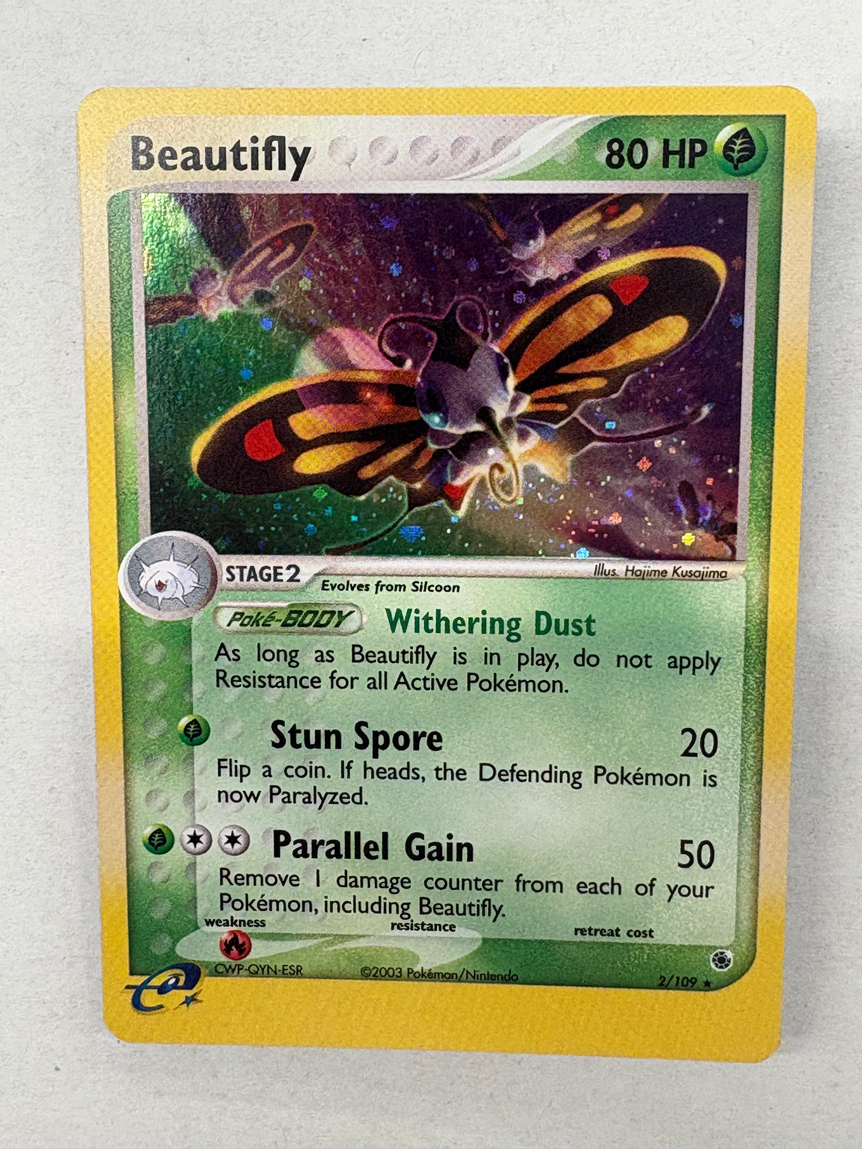 Pokémon TCG - EX Ruby & Sapphire Beautifly 2/109 NM