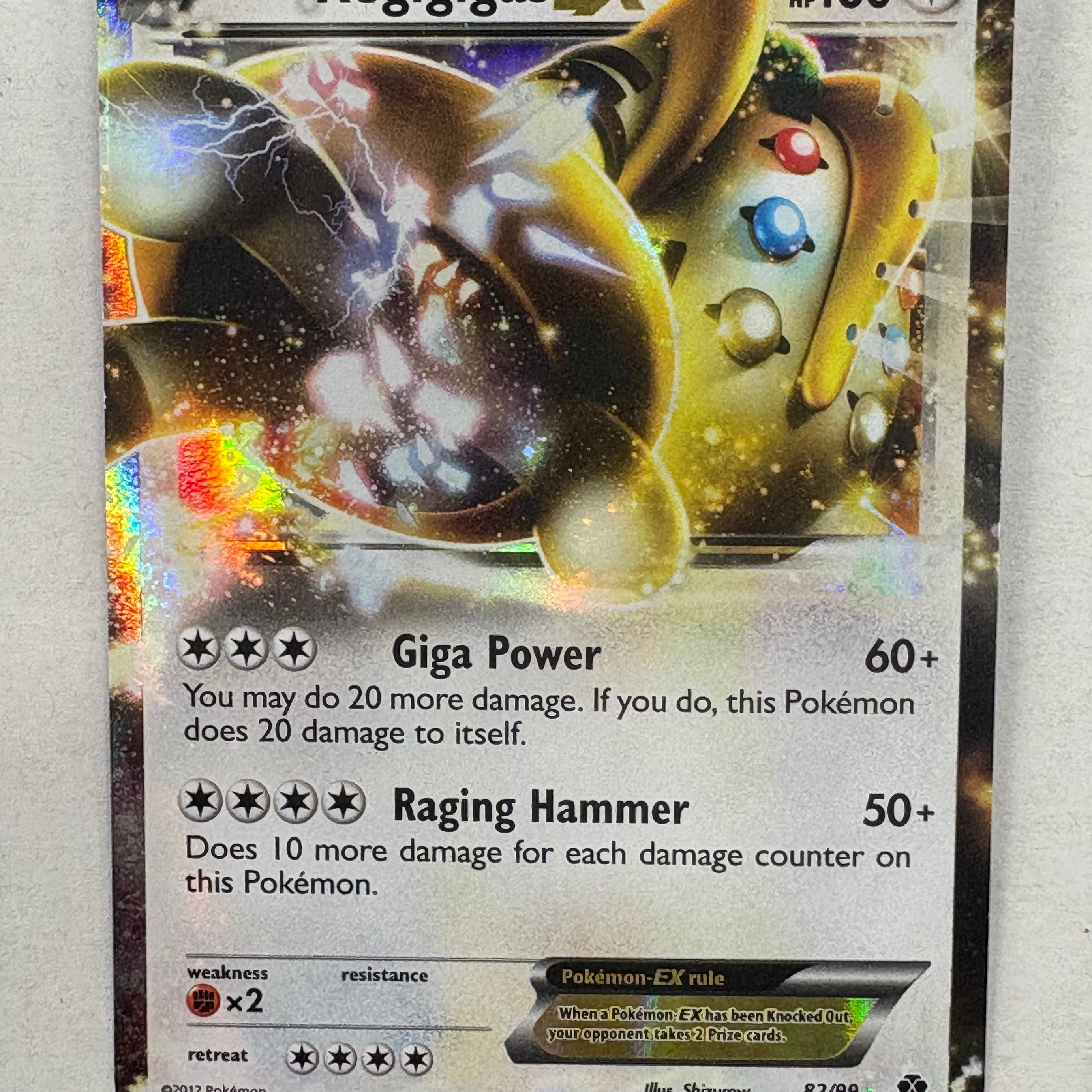 Pokémon TCG - Next Destinies Regigigas EX 82/99 NM