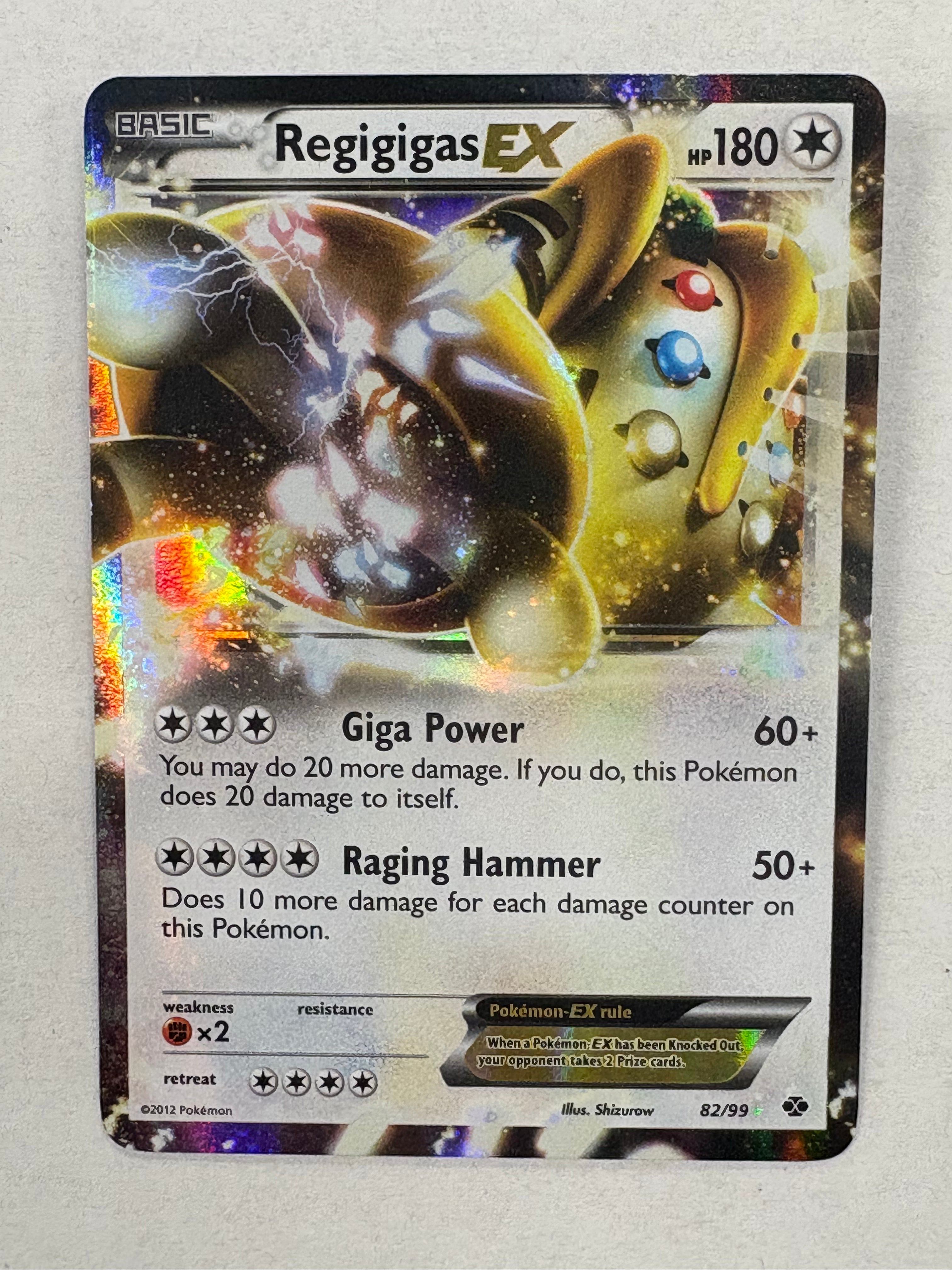 Pokémon TCG - Next Destinies Regigigas EX 82/99 NM