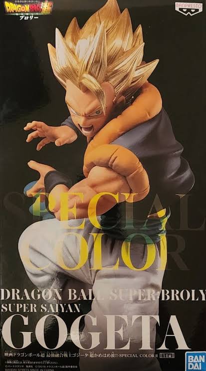 Bandai Banpresto Dragon Ball Super:Broly Super Saiyan Gogeta Special Color Statue