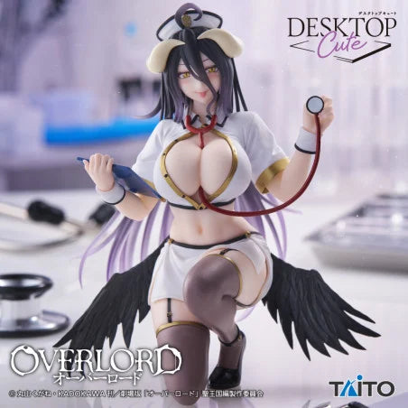 Taito Desktop Cute Overlord Albedo Nurse Ver. Statue