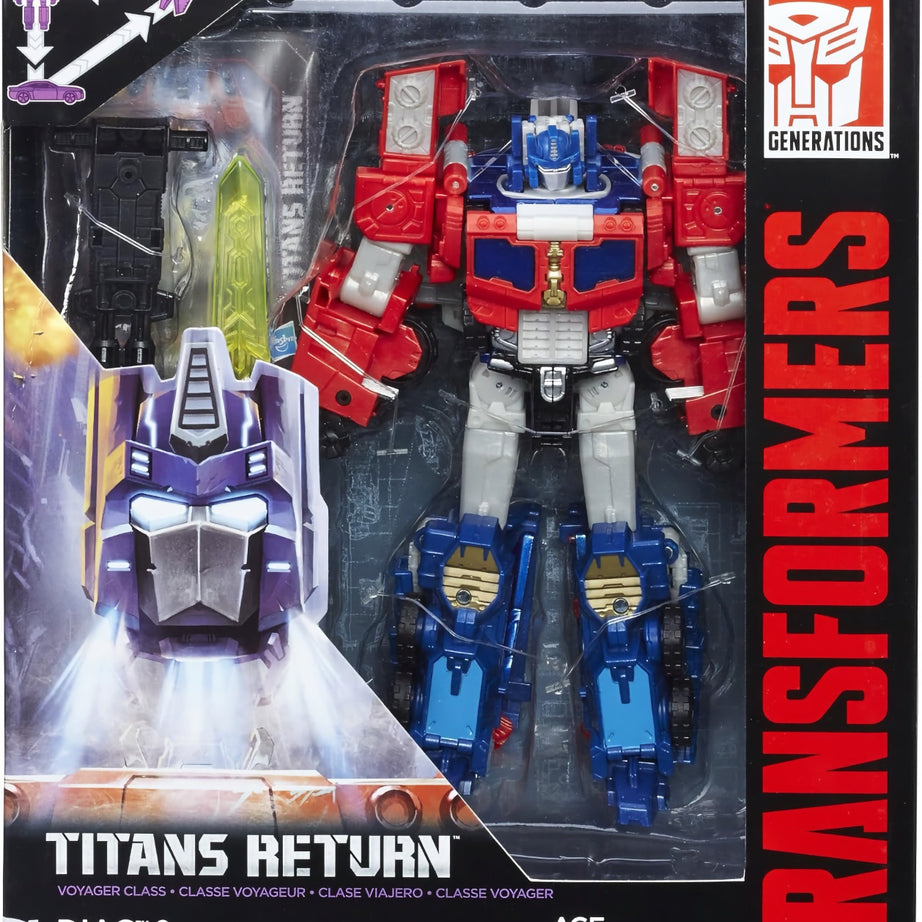 Hasbro Transformers Generations Voyager Class Titans Return Diac & Optimus Prime Action Figure 2-Pack
