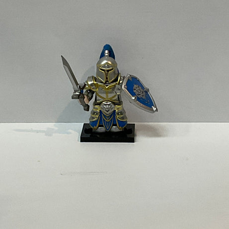 Knight Blue #1 Mini Block Figure