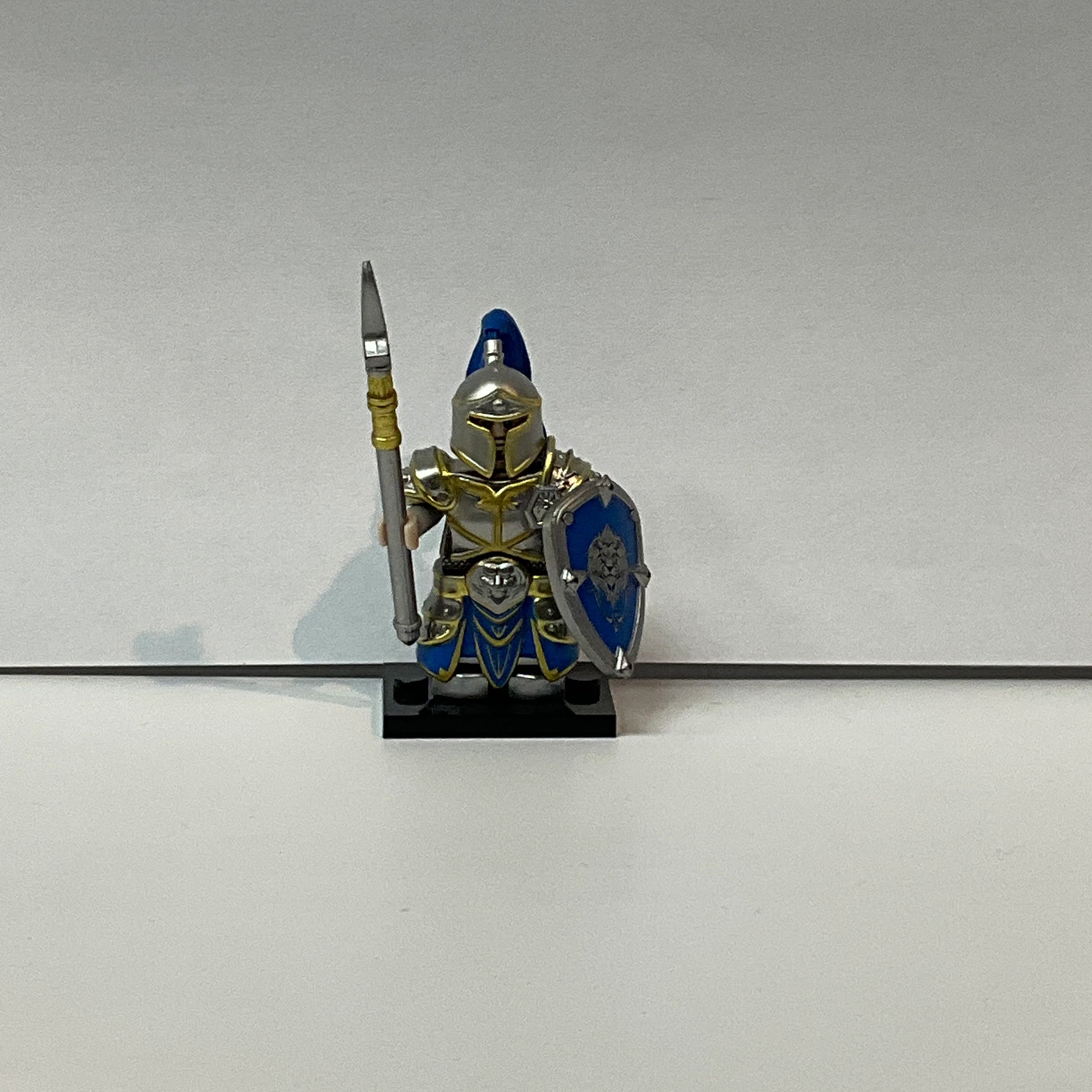Knight Blue #2 Mini Block Figure