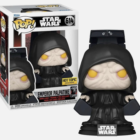 Funko Pop! Star Wars Return Of The Jedi 40 Years Emperor Palpatine #614 Hot Topic Exclusive