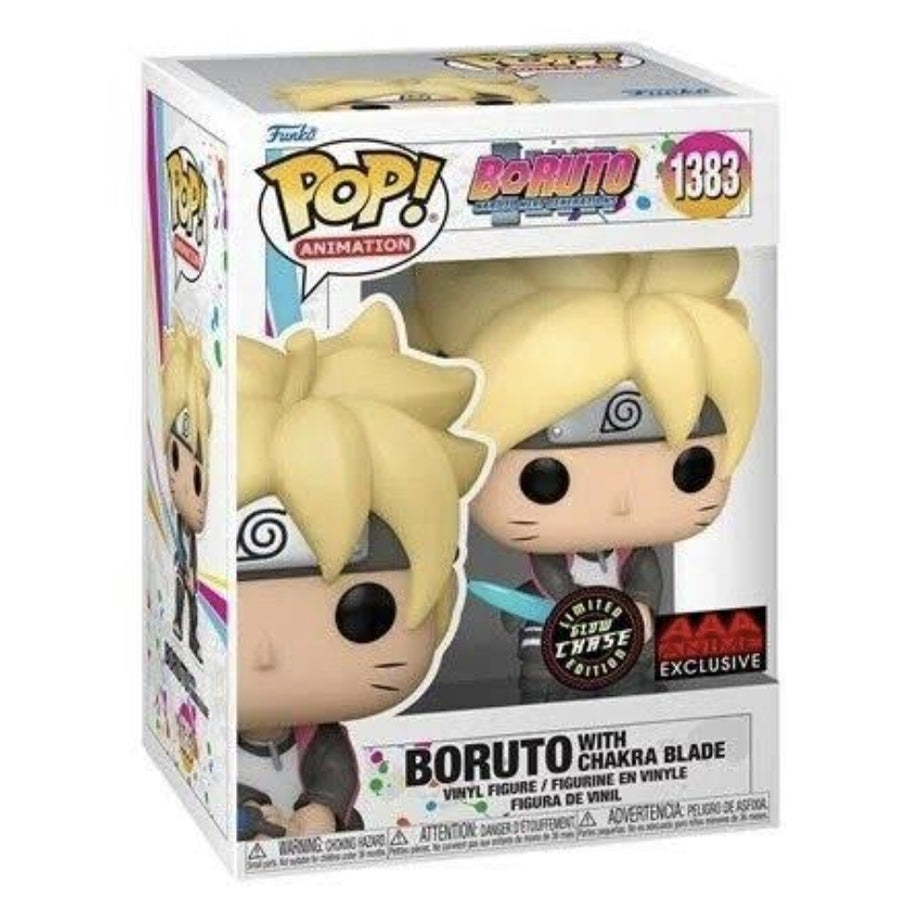 Funko Pop! Animation Boruto Naruto Next Generations Boruto With Chakra Blade #1383 AAA Anime Exclusive Glow In The Dark Chase Edition