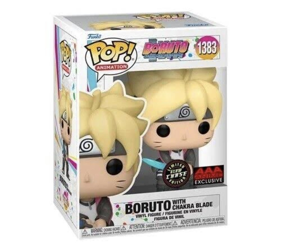 Funko Pop! Animation Boruto Naruto Next Generations Boruto With Chakra Blade #1383 AAA Anime Exclusive Glow In The Dark Chase Edition