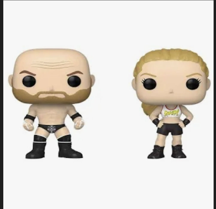 Funko Pop! WWE Triple H and Ronda Rousey 2 Pack