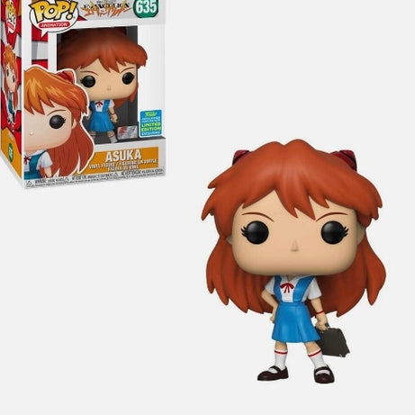 Funko POP! Animation Evangelion Asuka #635 SDCC 2019 Exclusive Shared Sticker