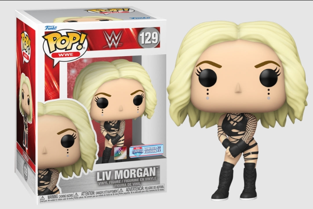 Funko Pop! WWE Liv Morgan #129 Funko Fun On The Run 25 Walmart Exclusive