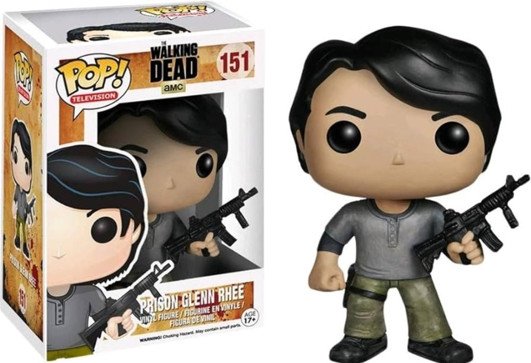 (DMG) Funko Pop! Television AMC The Walking Dead Prison Glenn Rhee #151