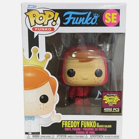 Funko Pop! Funko Freddy Funko As Masked Soldier SE Blacklight Battle 2022 Exclusive 4000 Pcs