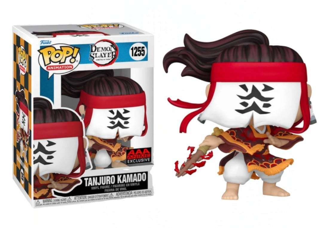 Funko Pop! Animation Demon Slayer Tanjiro Kamado #1255 AAA Anime Exclusive