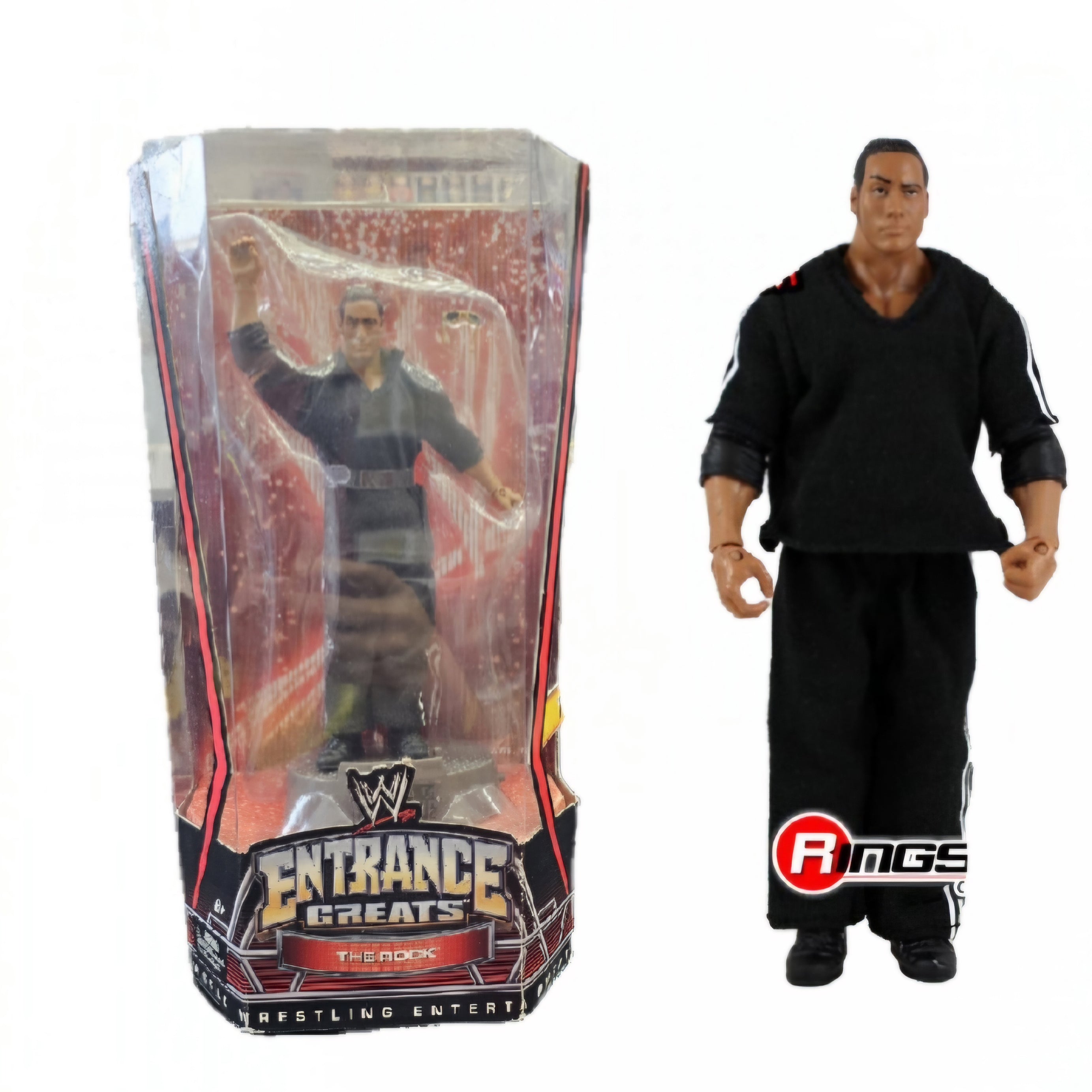 WWE Mattel Entrance Greats The Rock Action Figure (Royal Rumble 1999)