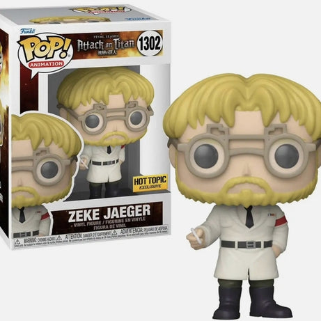 Funko Pop! Animation Attack On Titan Zeke Jaeger #1302 Hot Topic Exclusive
