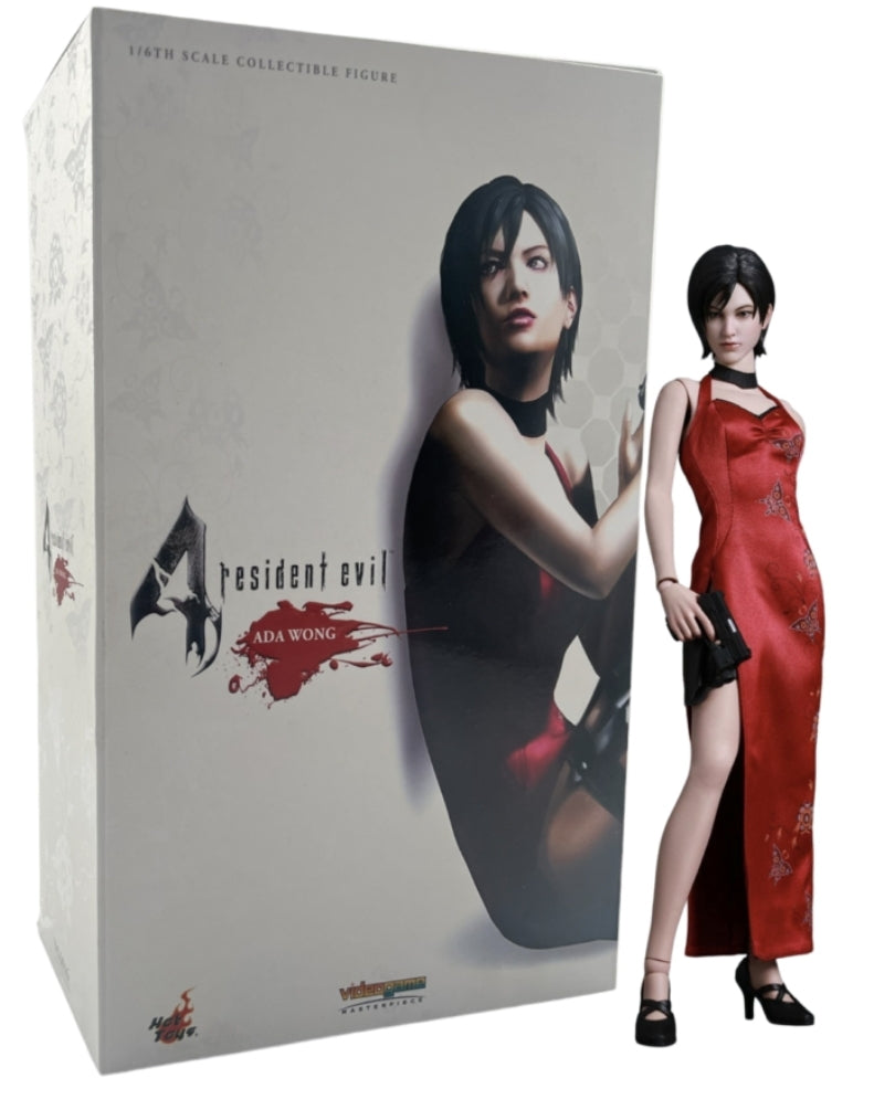 COMPLETE Hot Toys Video Game Masterpiece Resident Evil 4 Ada Wong 1:6 Scale Collectible Figure