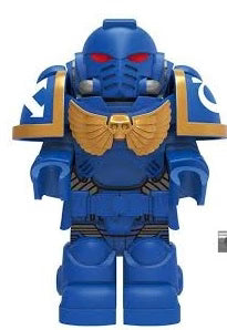 Warhammer Ultramarine #2 Mini Block Figure