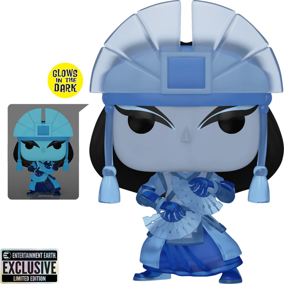 Funko Pop! Animation Nickelodeon Avatar The Last Airbender Kyoshi #1489 Glow In The Dark Entertainment Earth Exclusive