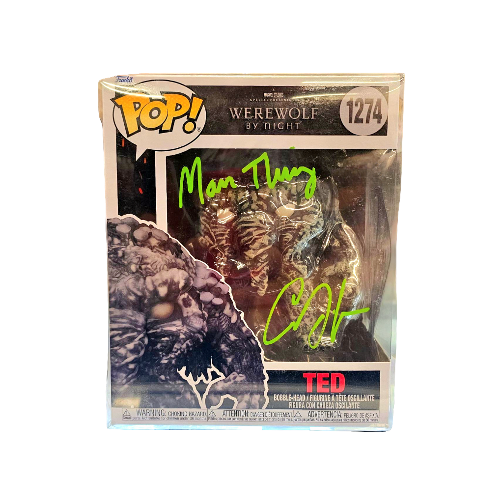 SIGNED Funko Pop! Marvel Studios Werewolf By Night Ted #1274