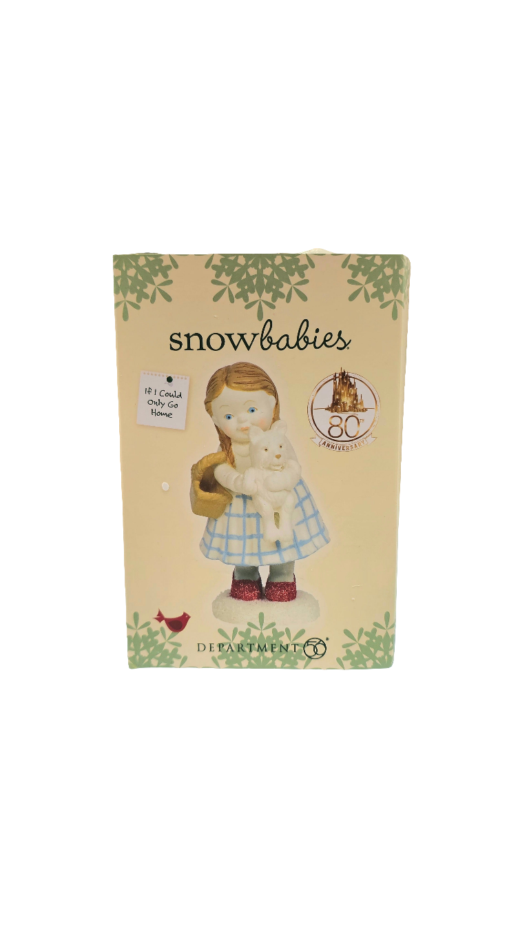 Depatment 56 Snowbabies Wizard Of Oz 80th Anniversary If I Could Only Go Home Figurine