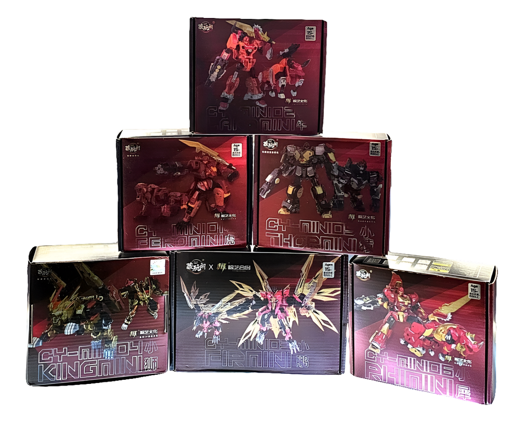 Ciang Toys Chiyou Beast Predaking Style 6 Figure Combiner Robot (Unofficial Transformers)