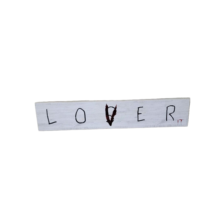 Open Road Loser / Lover Stephen King It Halloween 18" Inch Sign