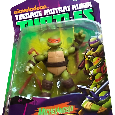 Playmates Nickelodeon Teenage Mutant Ninja Turtles Michelangelo 4" Action Figure 2013